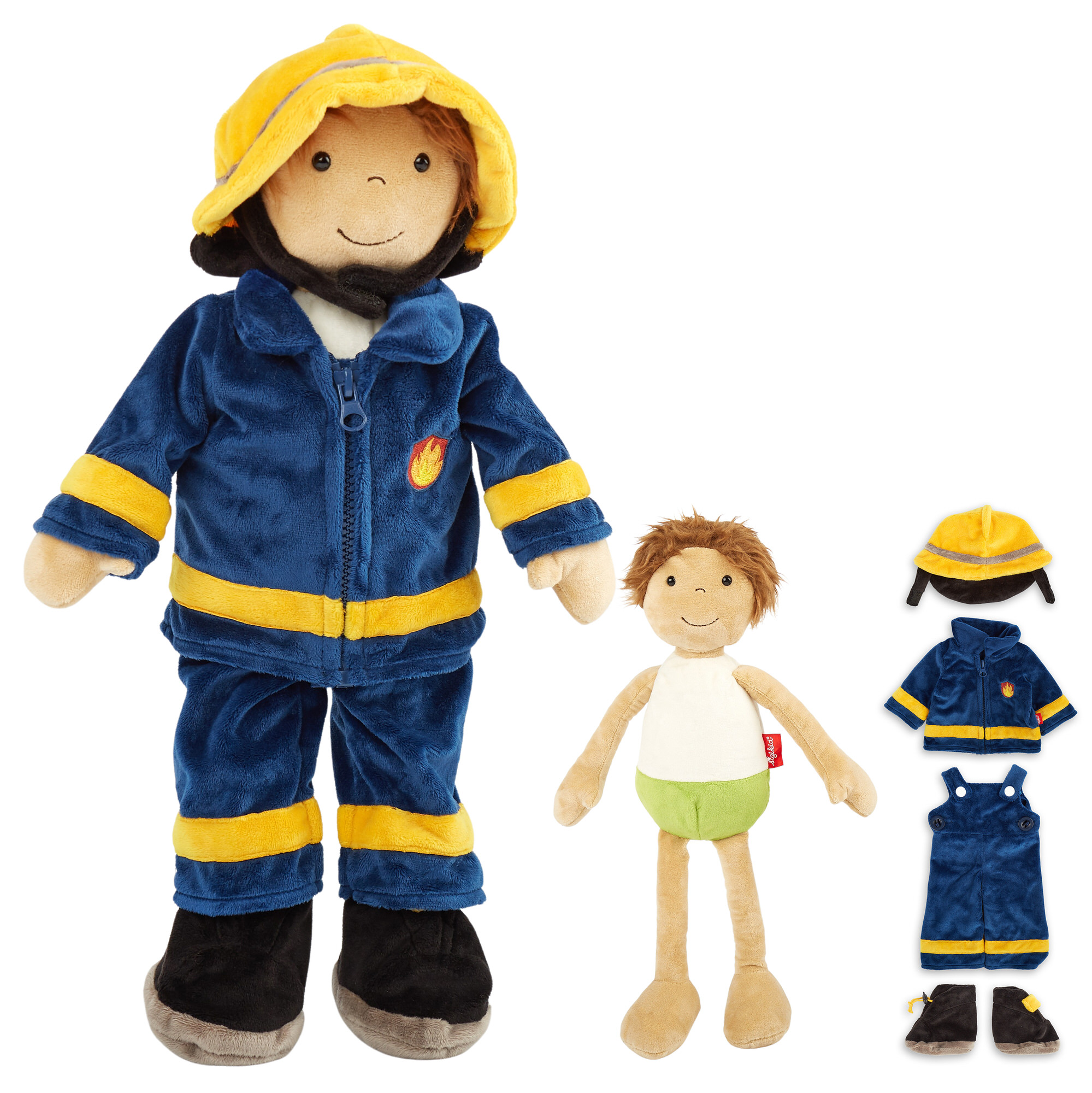 Kinder Lern-Puppe Feuerwehrmann Kinder Lern-Puppe Feuerwehrmann
