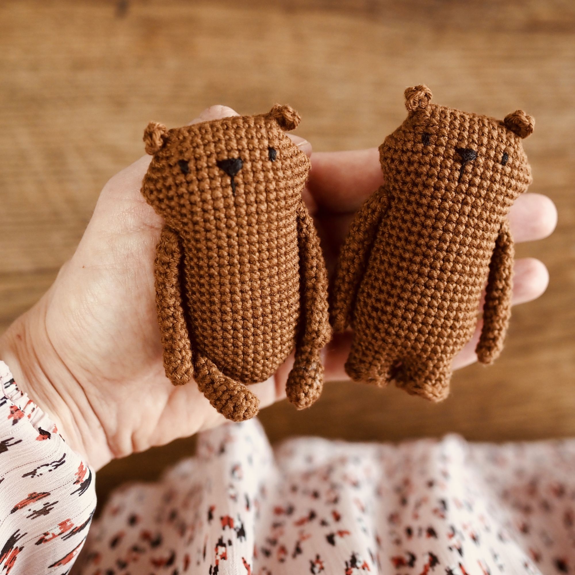 Amigurumi Crochet pattern beaverbear mini Mister O'Lui Amigurumi Crochet pattern beaverbear mini Mister O'Lui