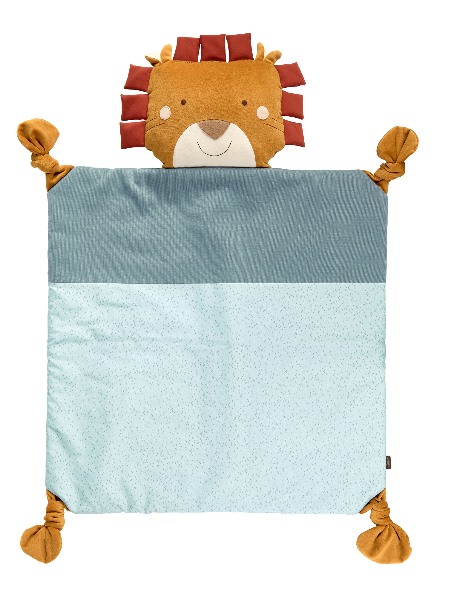 Baby playmat & cushion lion, wadded