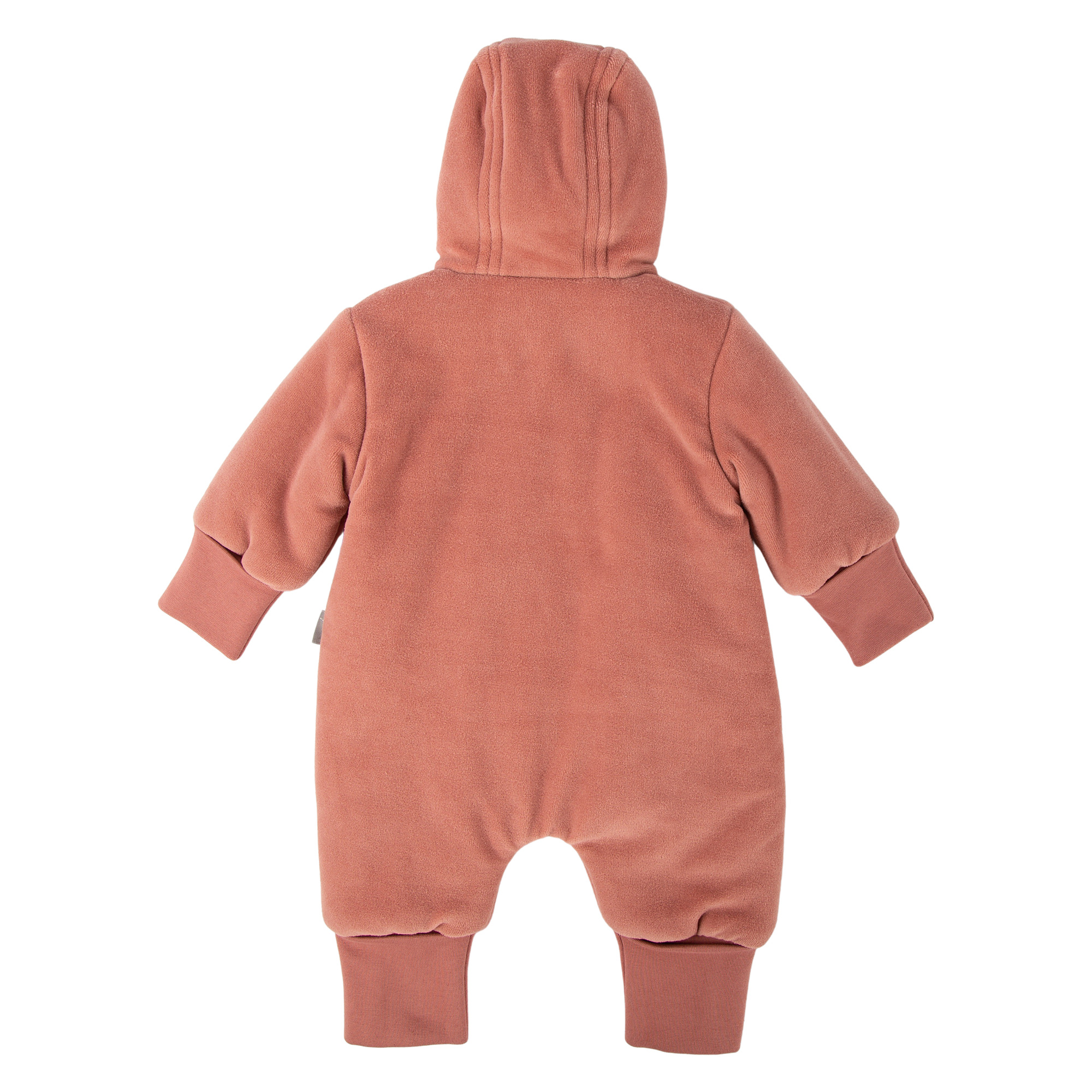 Wattierter Baby Nickioverall, dunkelrosa Wattierter Baby Nickioverall, dunkelrosa