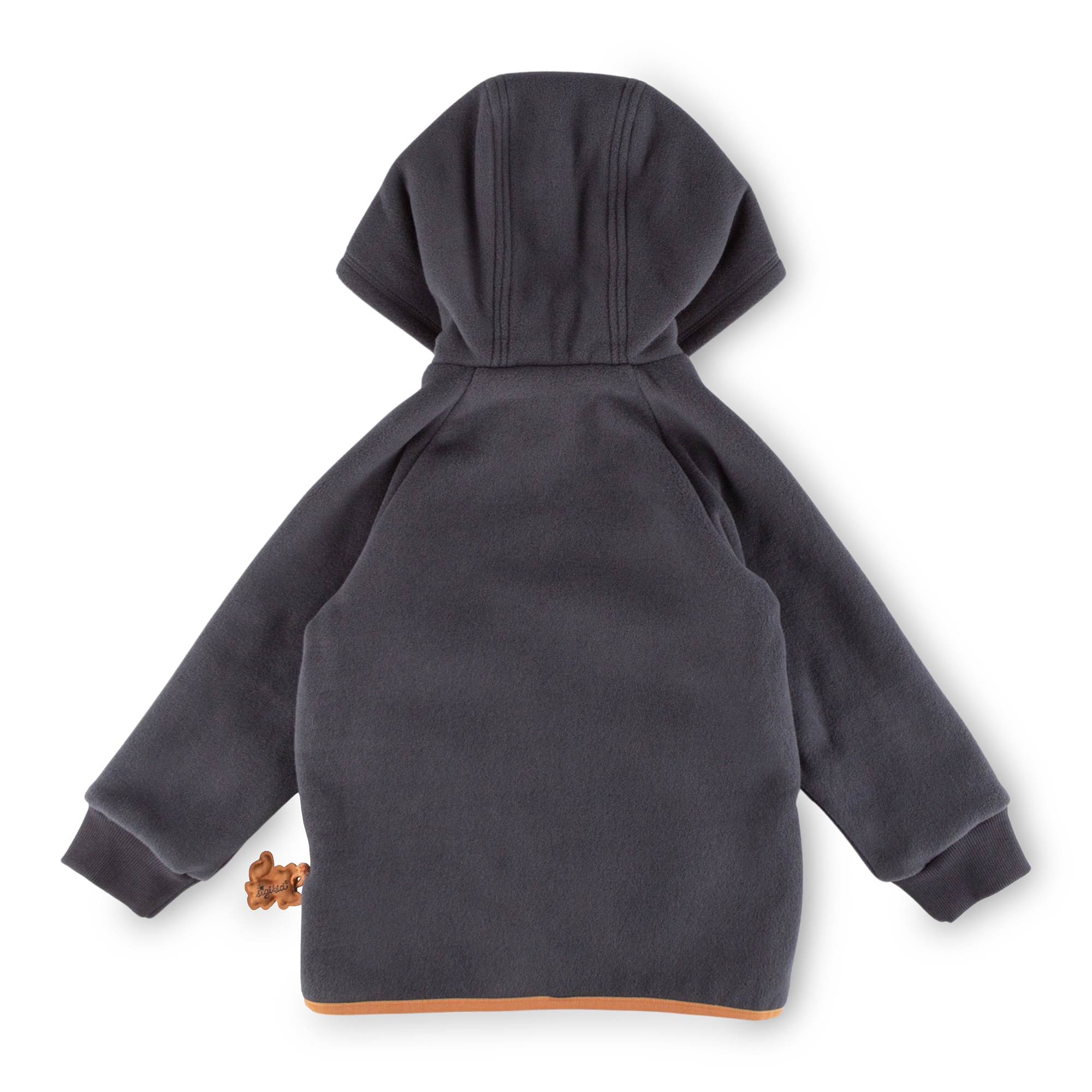 Hooded children's fleece jacket Tree House Builder, lined