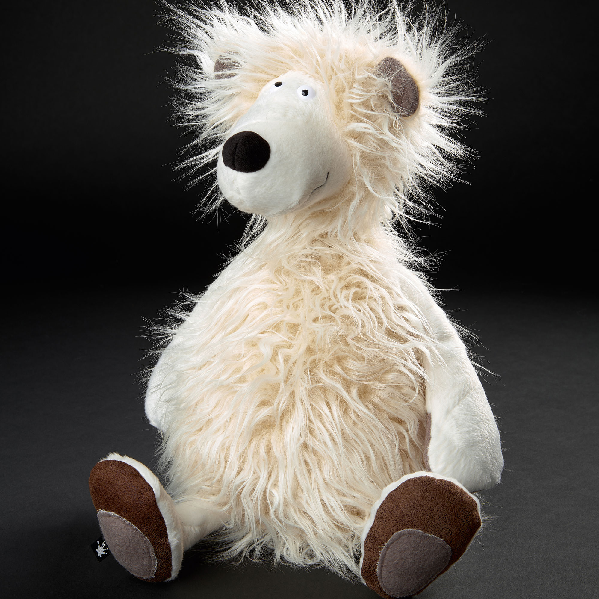 Soft toy polar bear Iky Piky, Beasts collection