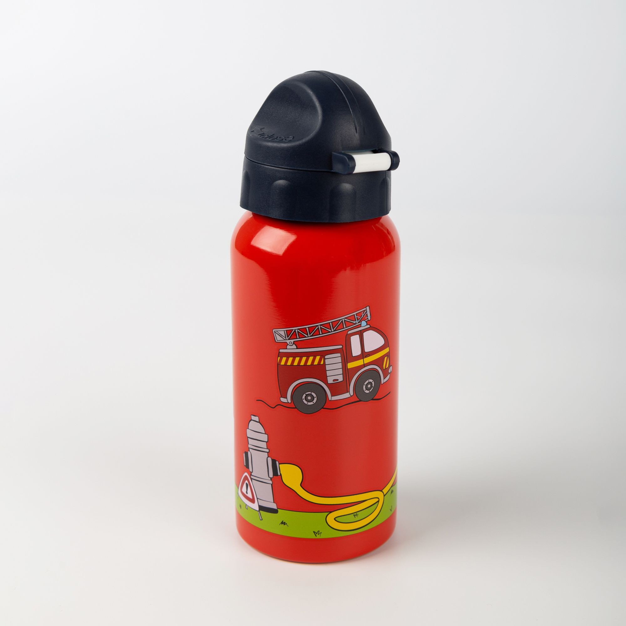 Kinder Edelstahl-Trinkflasche Feuerwehrmann Frido Firefighter