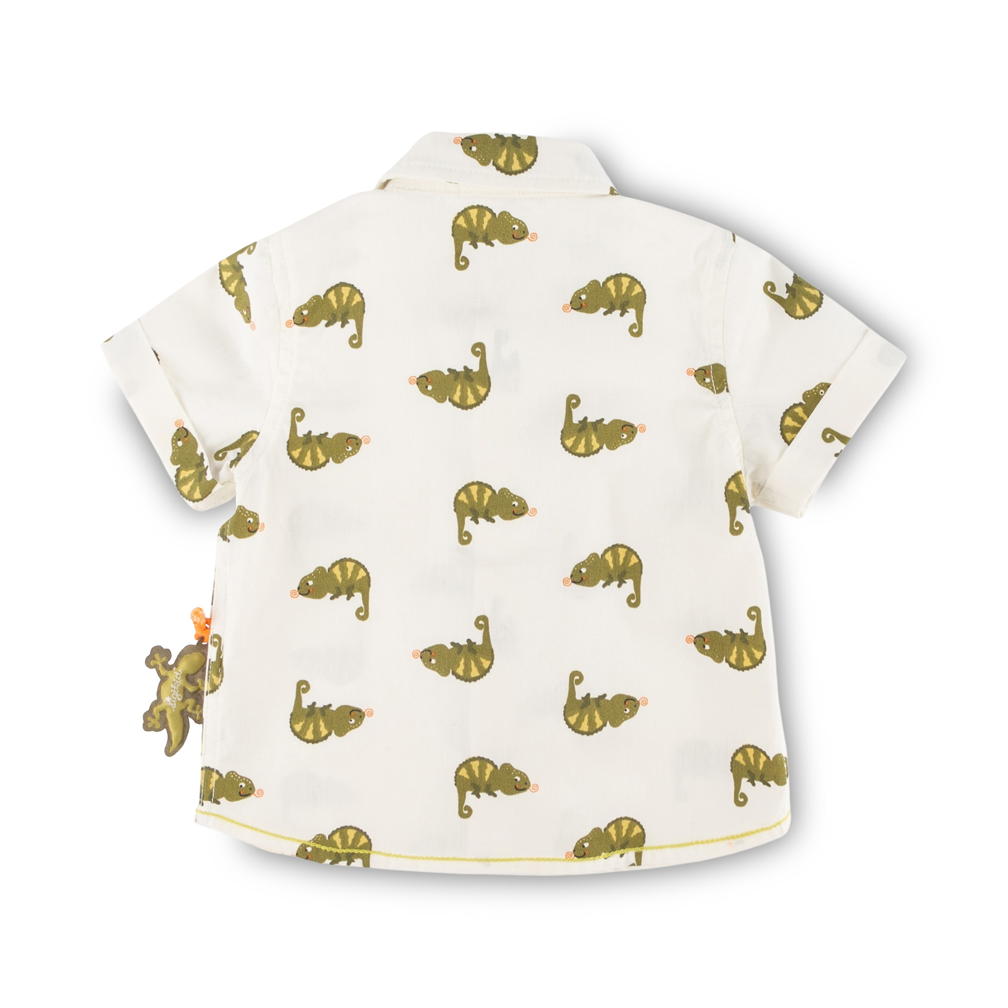 Baby short sleeve shirt chameleon, Jungle