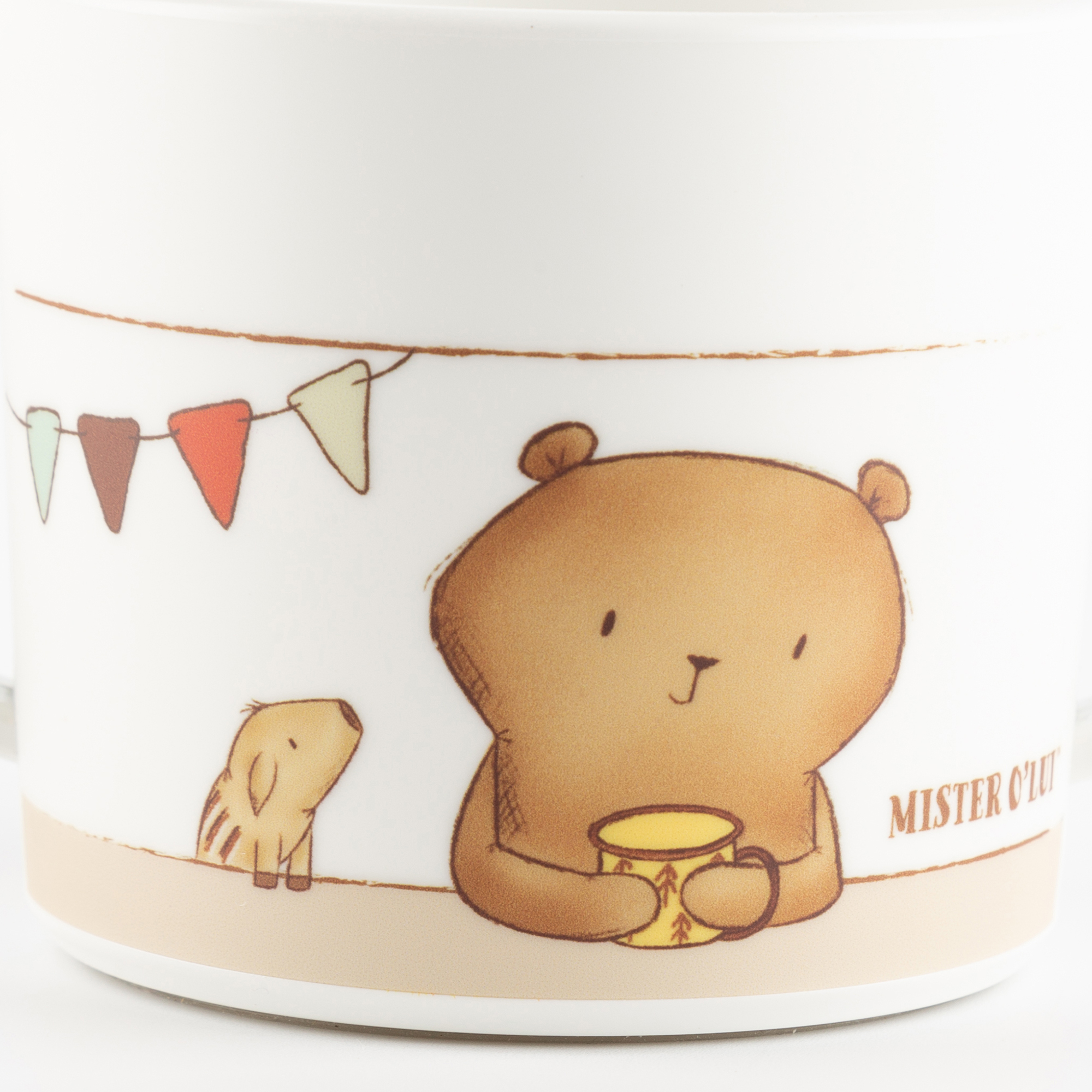 Children's cup beaverbear Mister O'Lui & friends, rPET