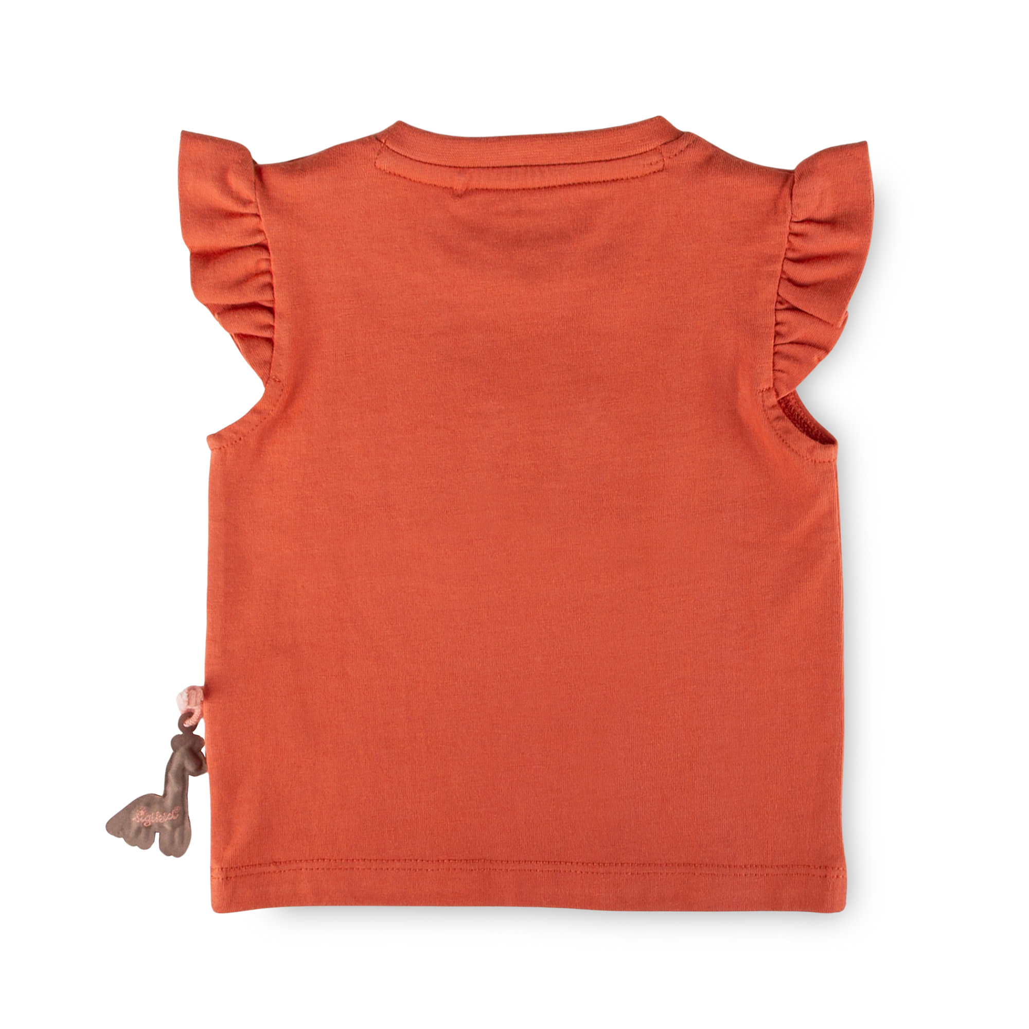Sleeveless shoulder frill baby top, Savanne