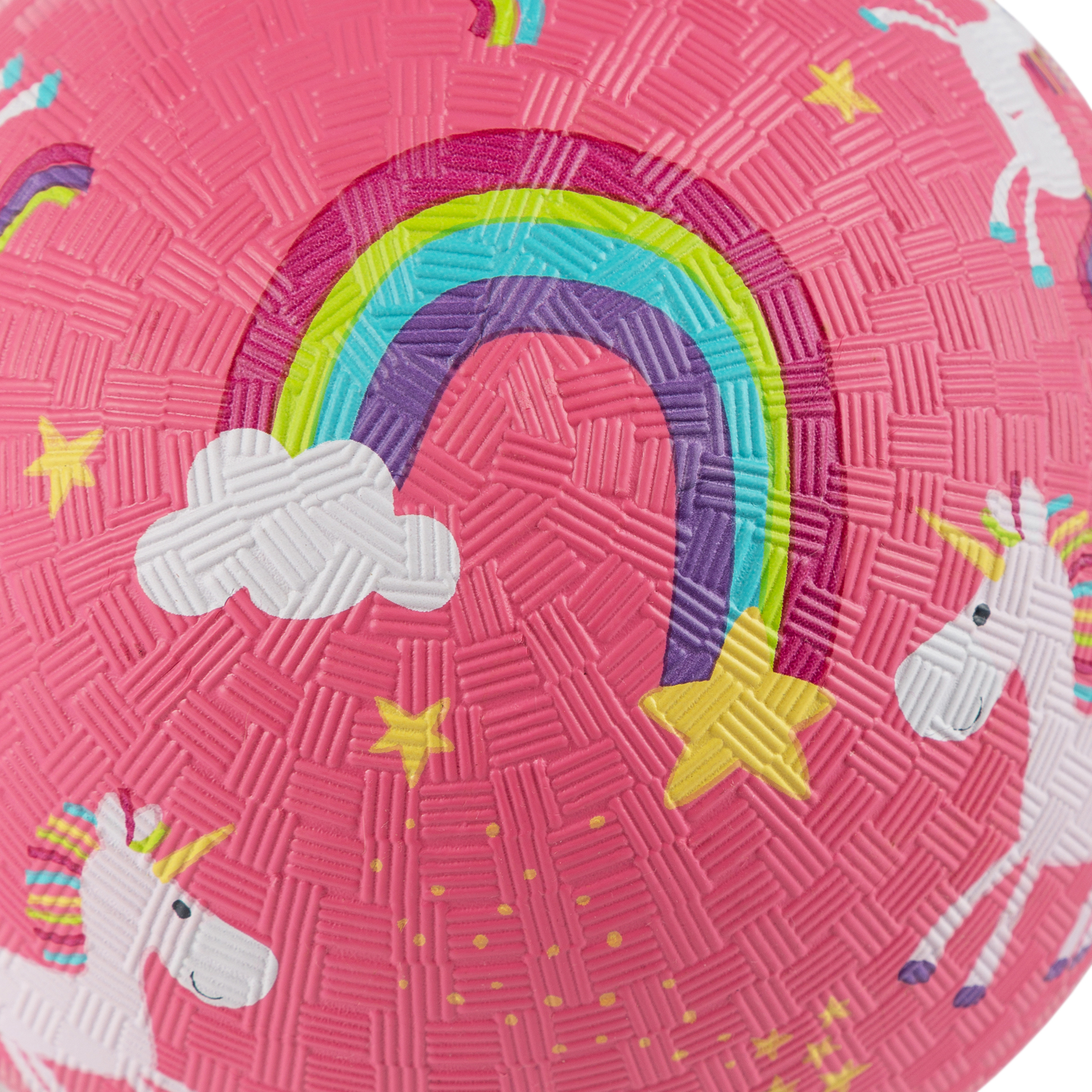 Pink rubber ball unicorns, 17 cm, natural caoutchouc Pink rubber ball unicorns, 17 cm, natural caoutchouc