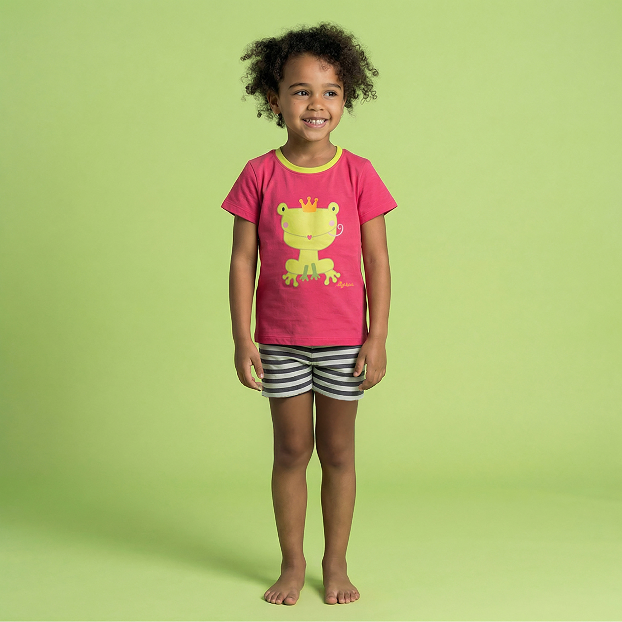 Children's shorty pyjamas Frog Prince