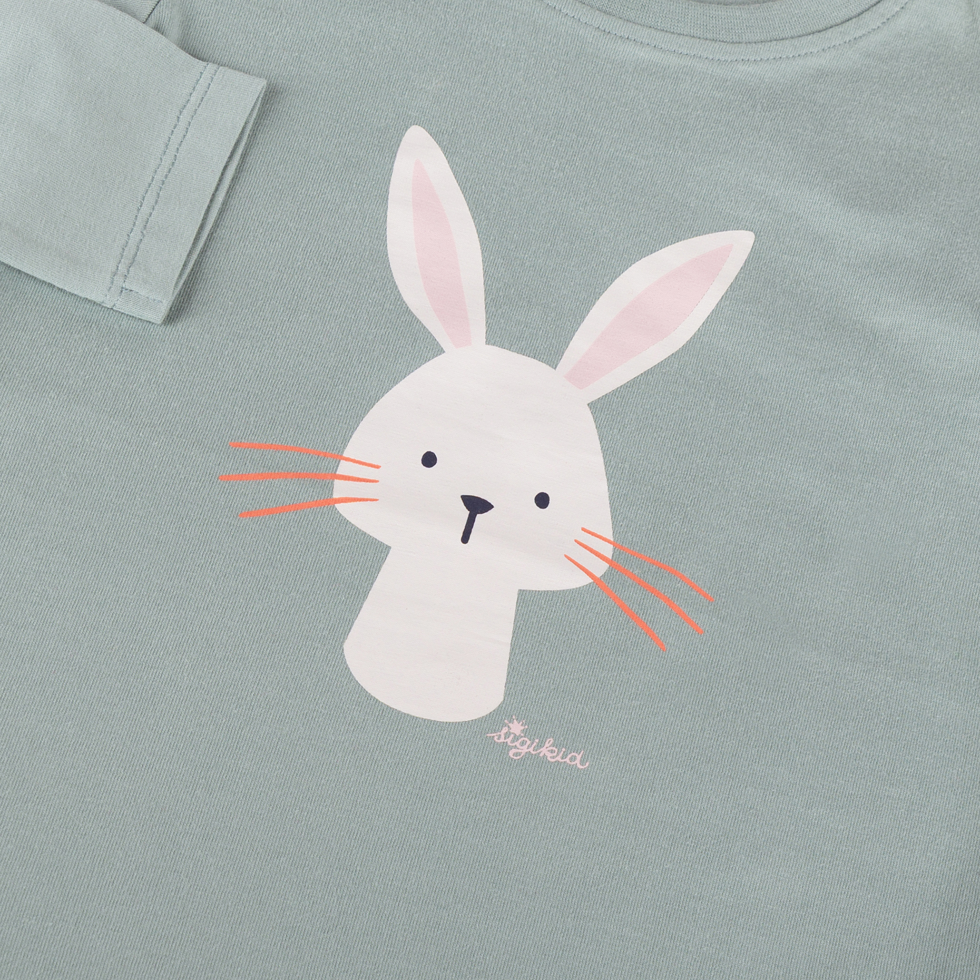 Girls' long-sleeved pyjamas bunny