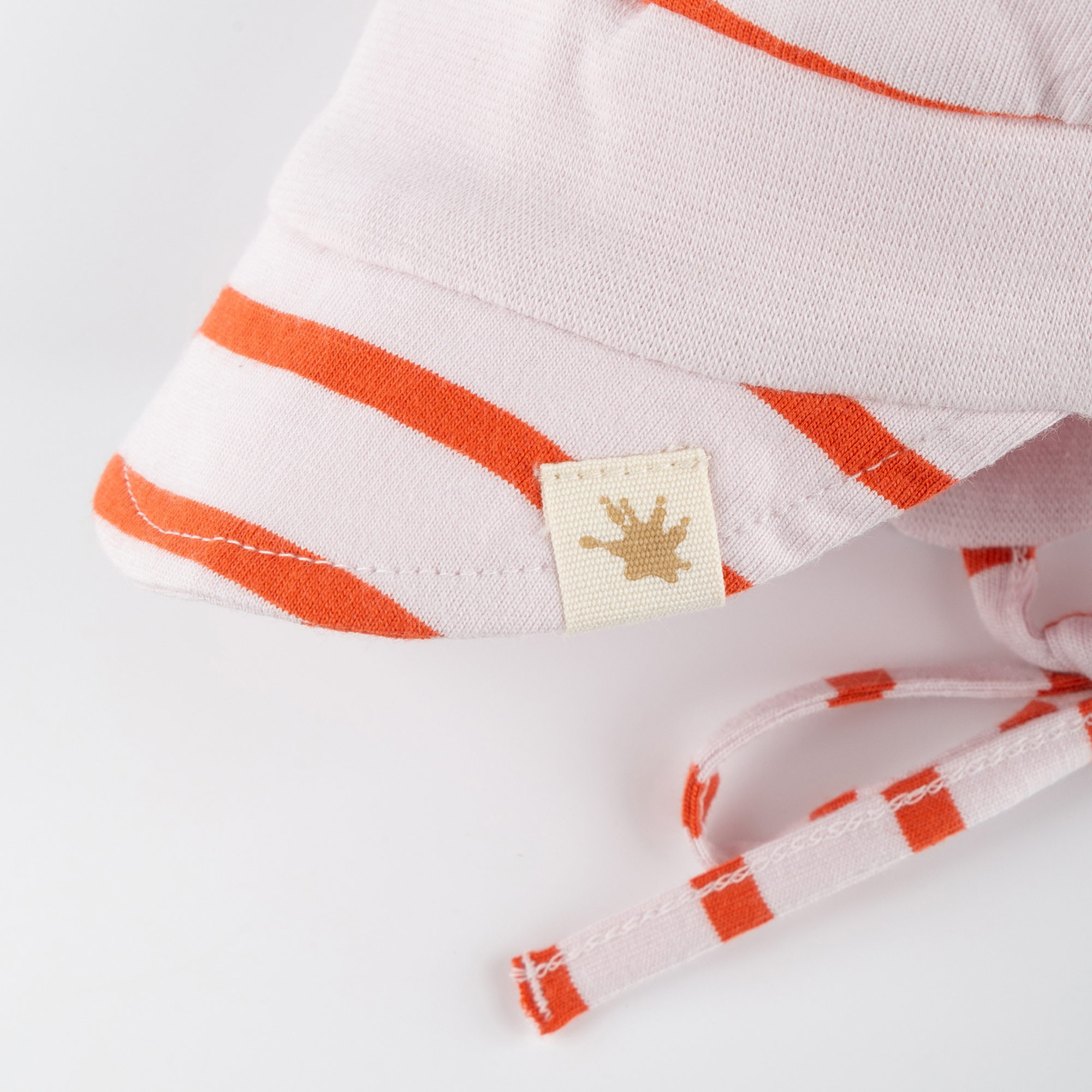 Baby head scarf Happy Ladybug, striped Baby head scarf Happy Ladybug, striped