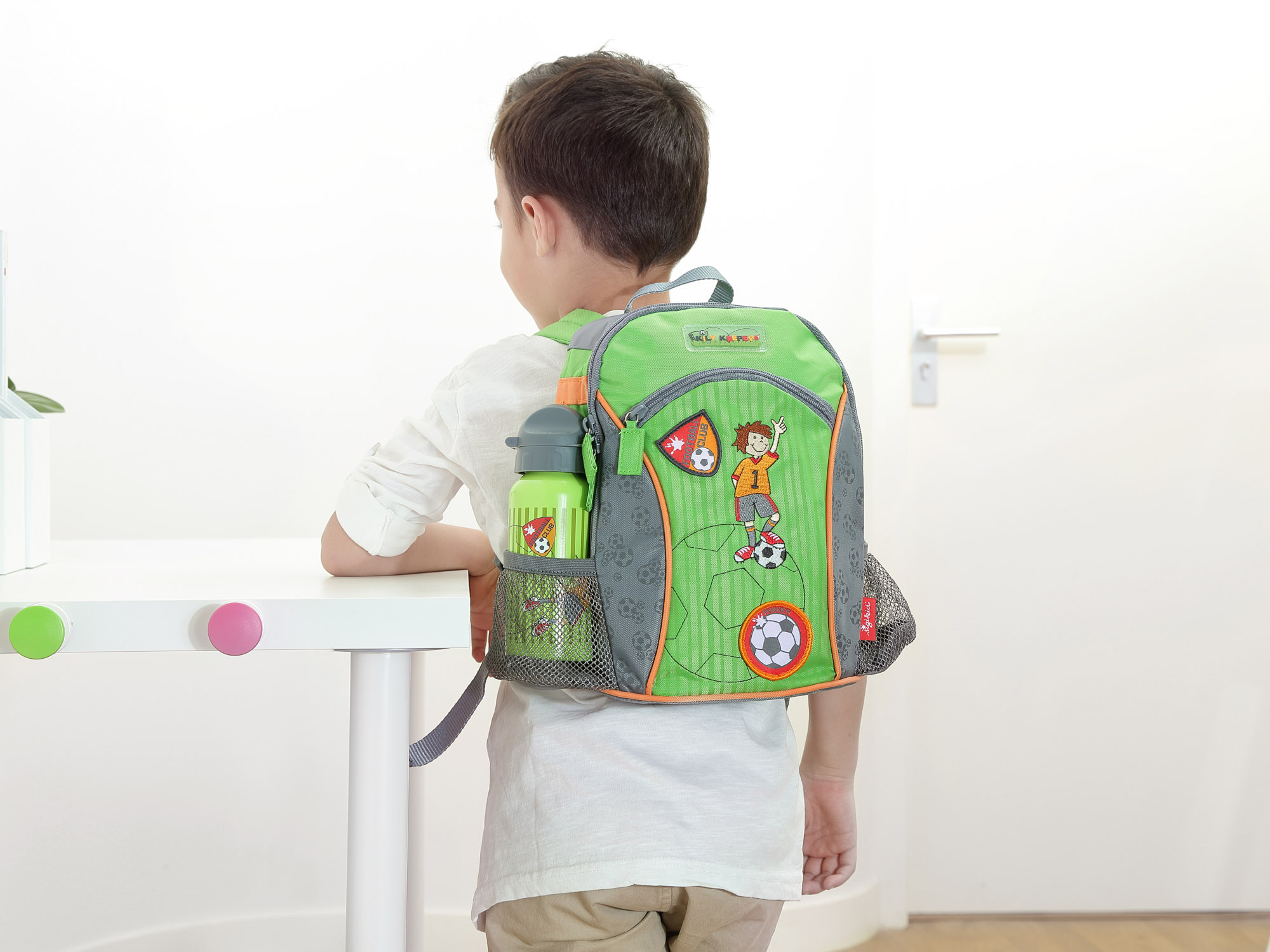 Backpack for little football fans