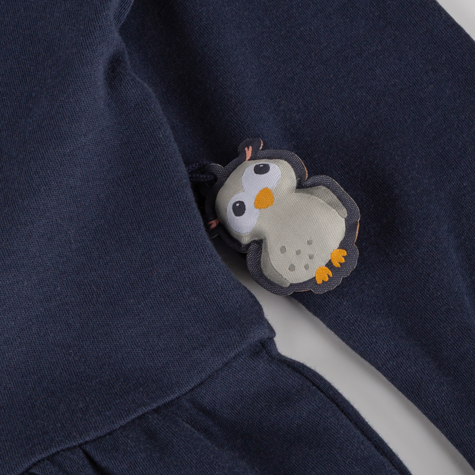 Kinder Kleid Eule Curious Owl, dunkelblau