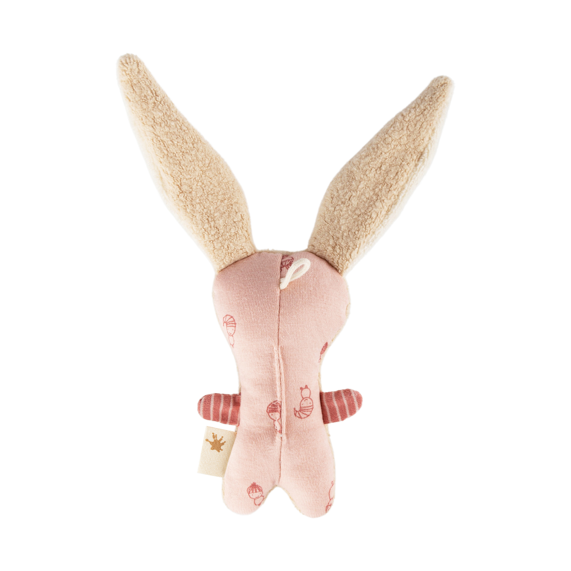 Baby cotton soft toy rattle bunny, sigibaby