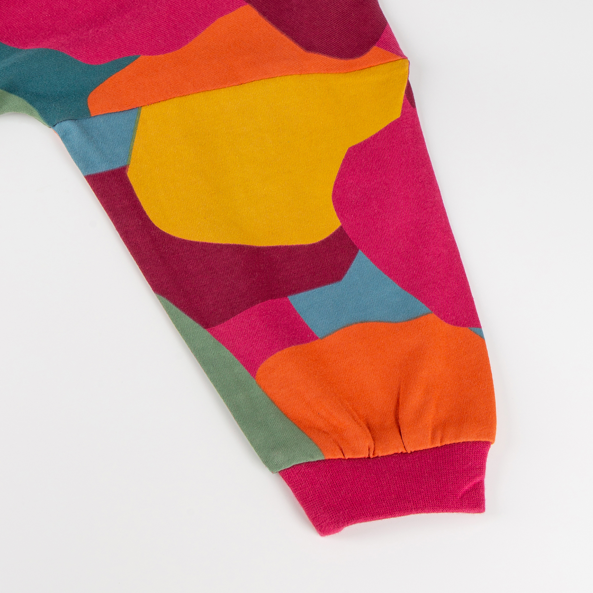Oversized children's long sleeve Tee, multicoloured