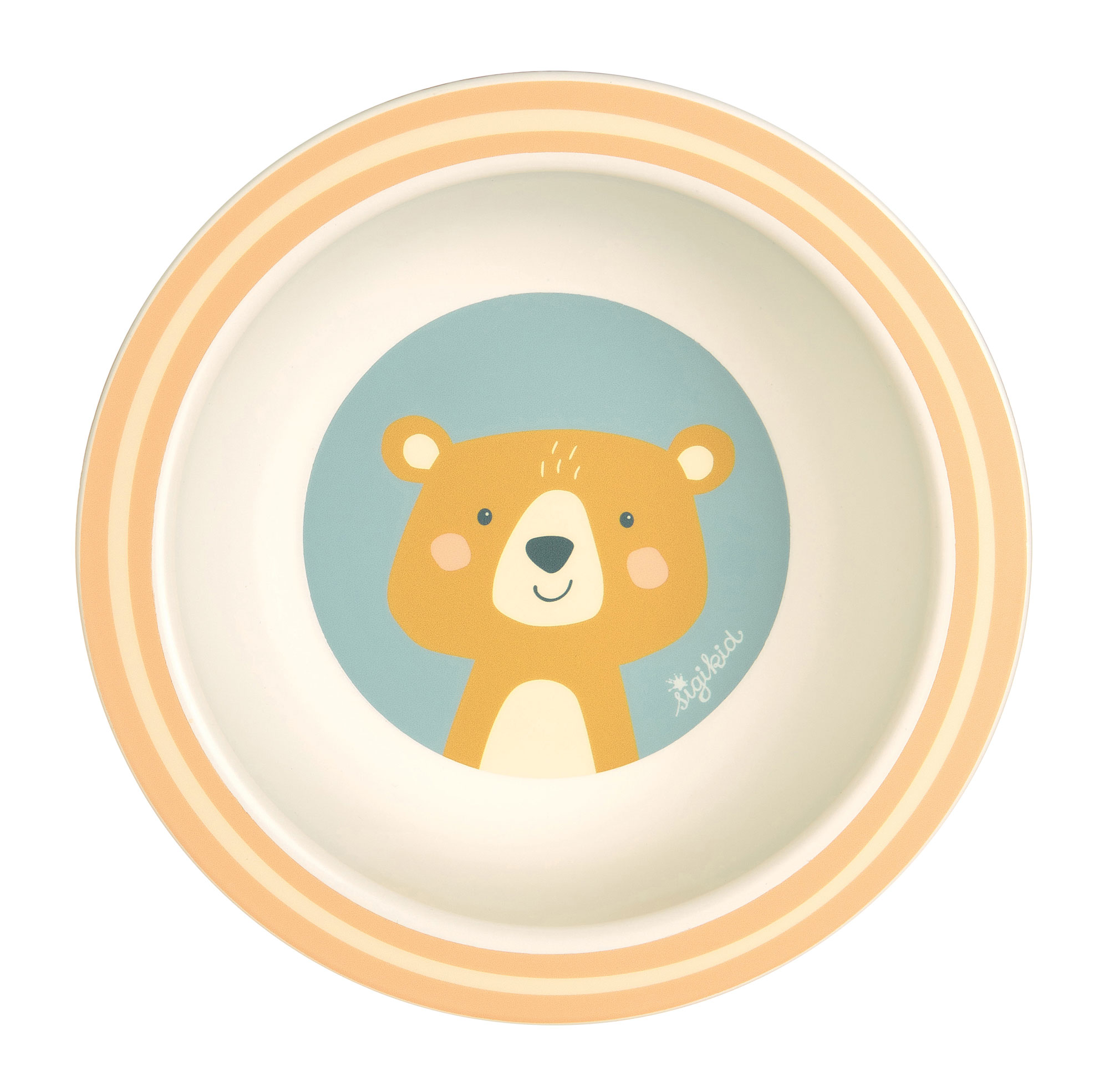 Children's bowl bear, "4 friends"