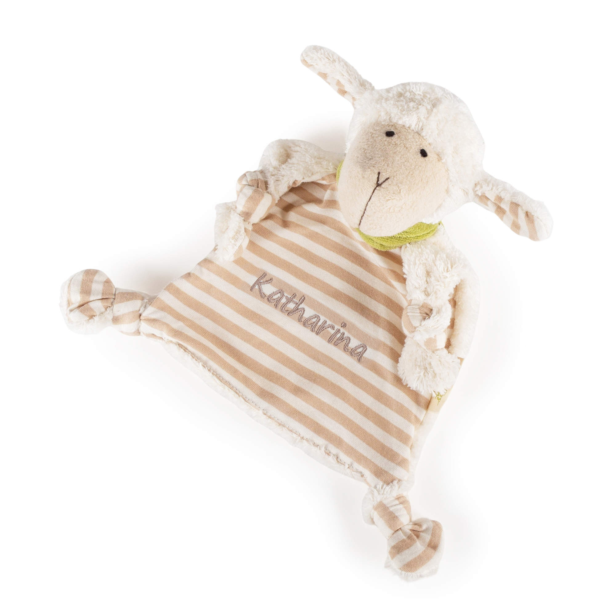 Baby lovey comforter sheep, personalised, organic cotton, Pure Collection
