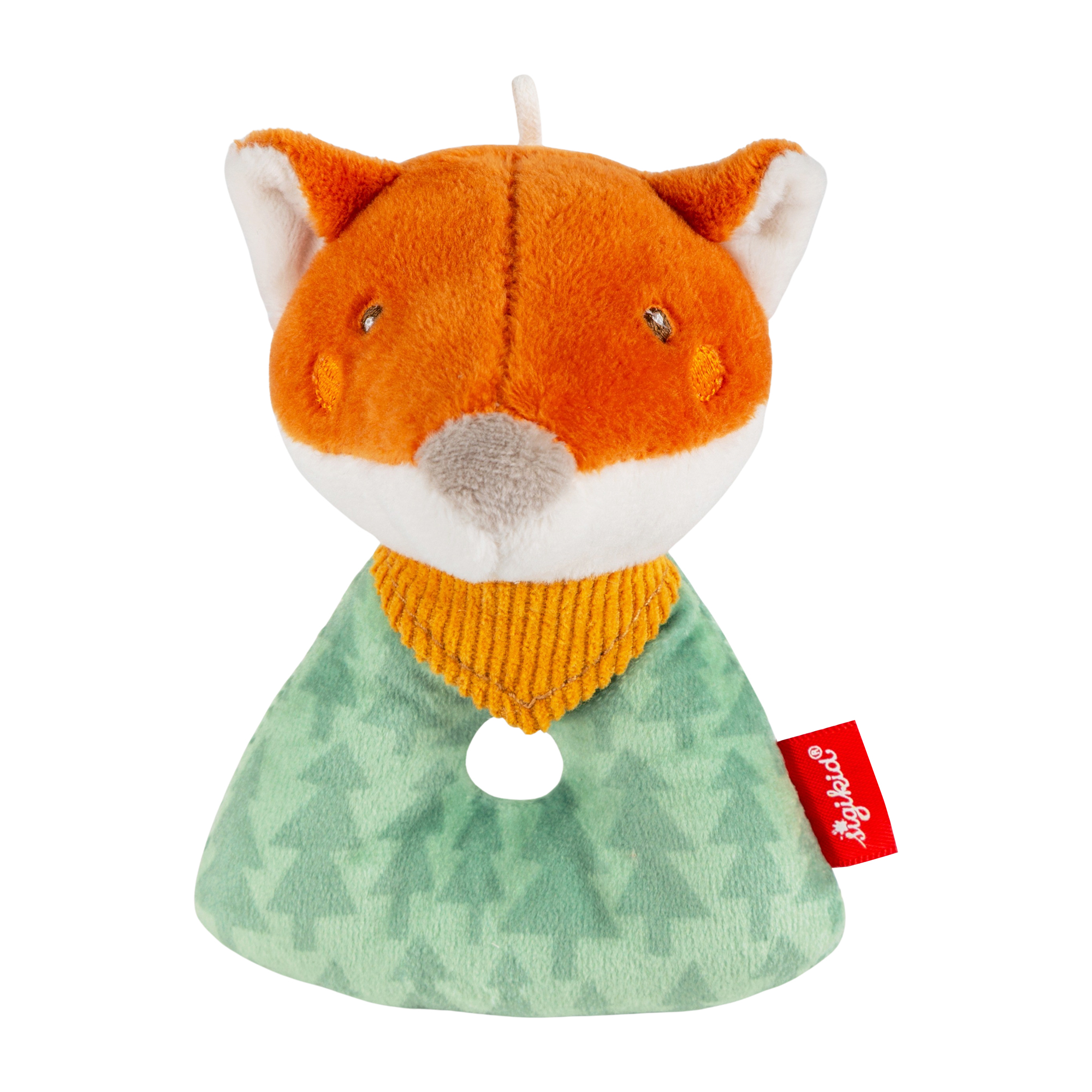 Baby rattle grasp soft toy fox, Wolly Wood