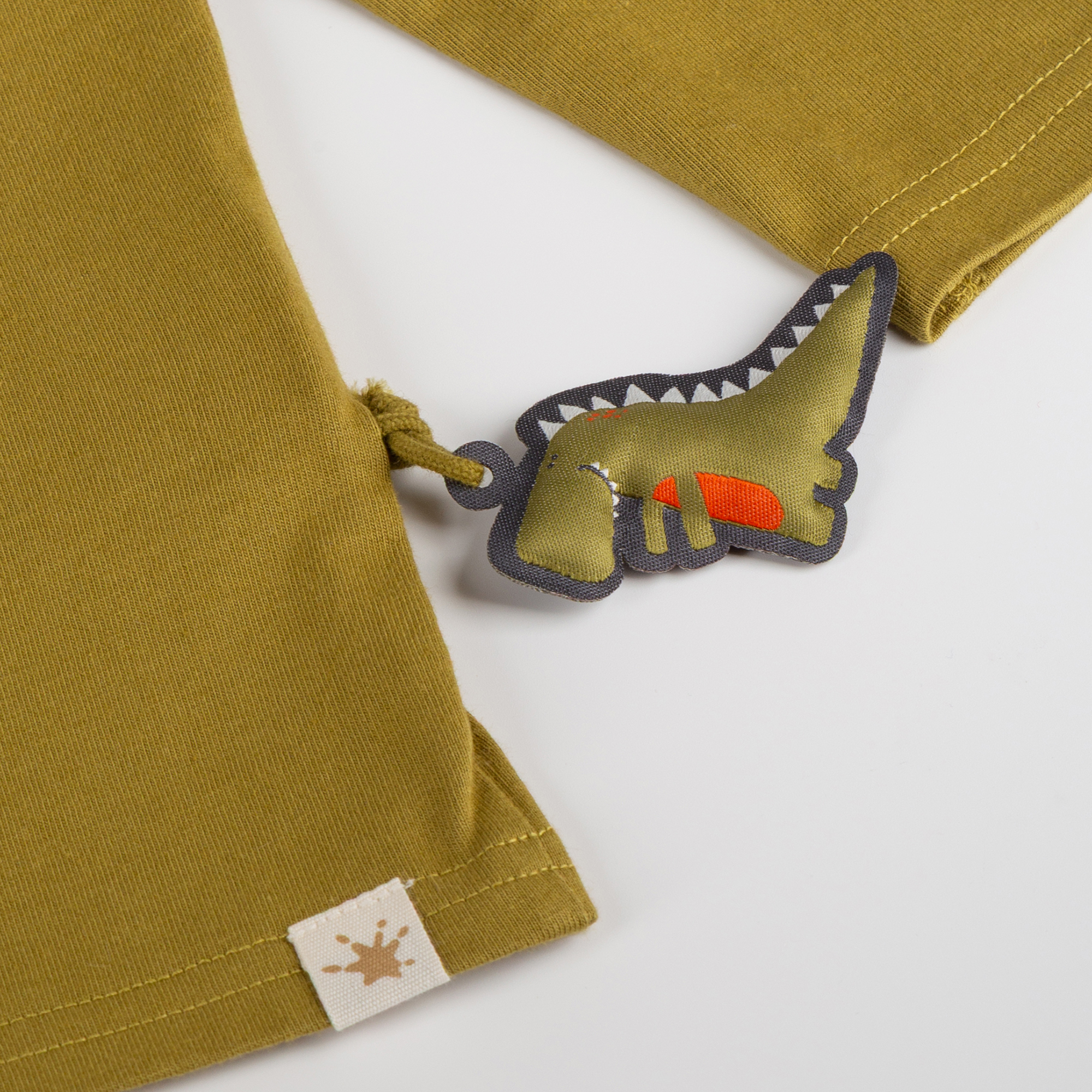 Children's long sleeve Tee khaki, Dino Fun