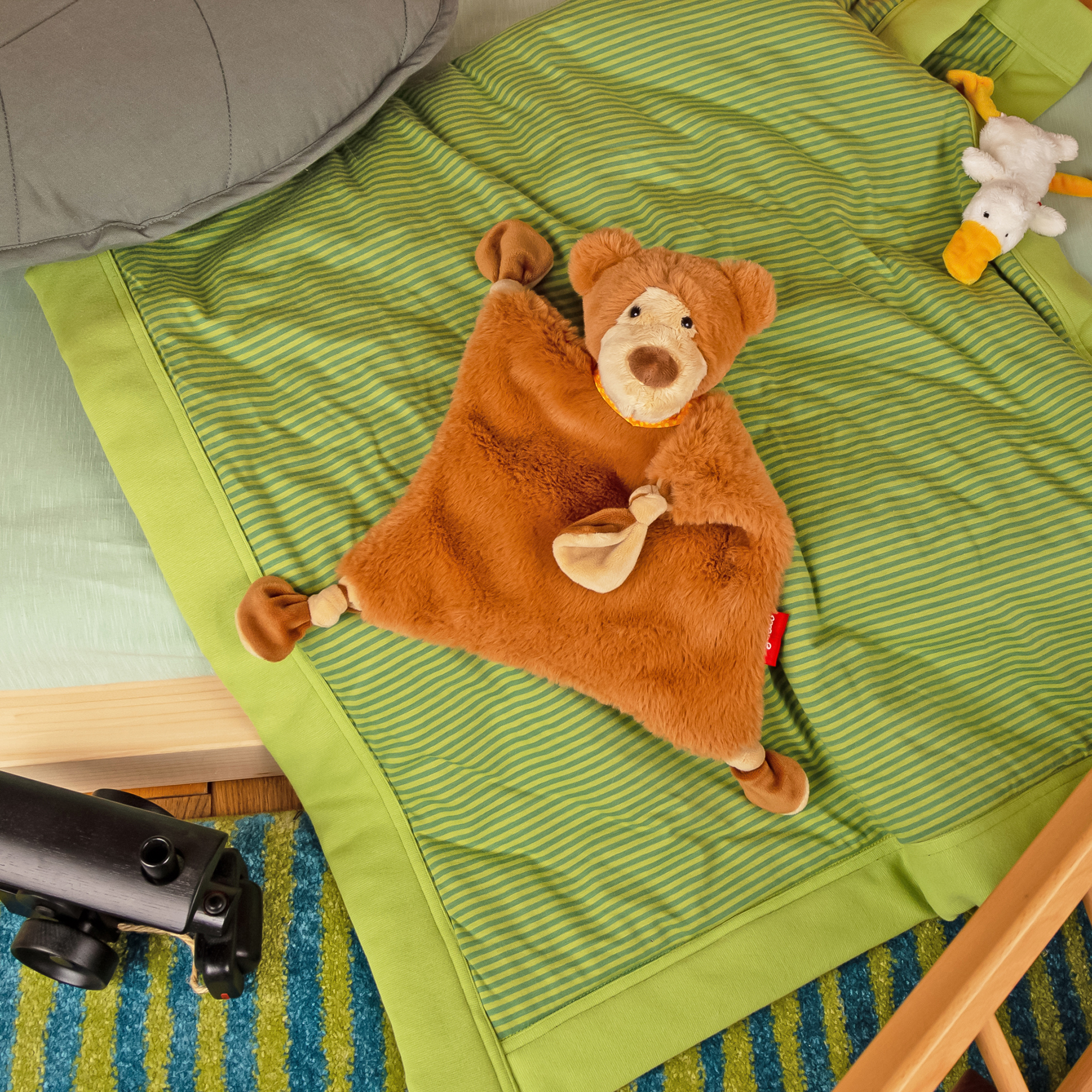 Baby Kuschel-Schnuffeltuch Bär