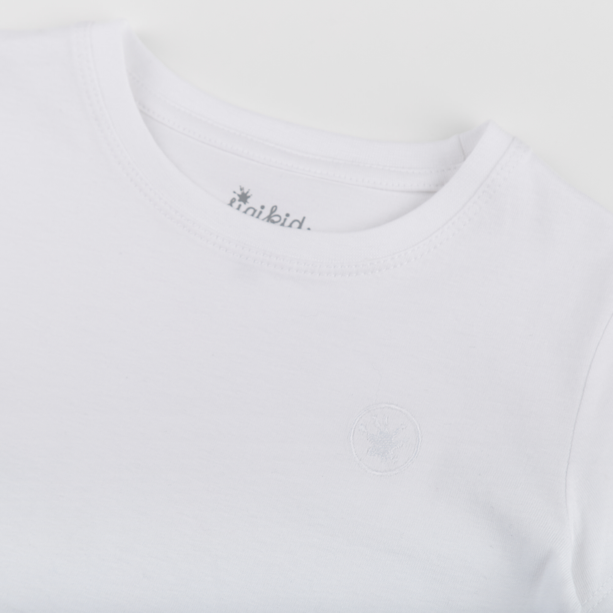 2 pack crew neck T-shirt for boys/girls, white 2 pack crew neck T-shirt for boys/girls, white