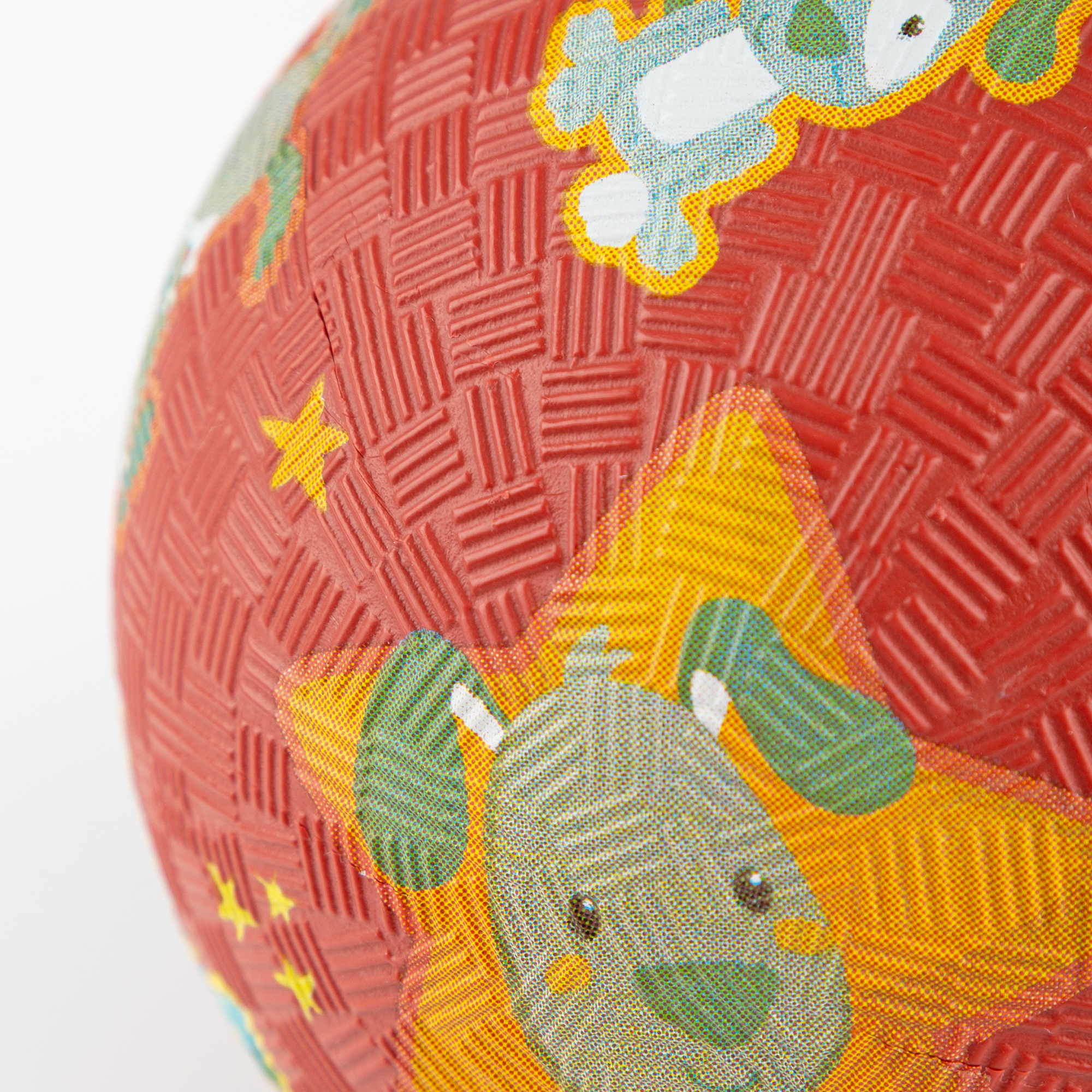 Rubber ball dog, small size, red Rubber ball dog, small size, red