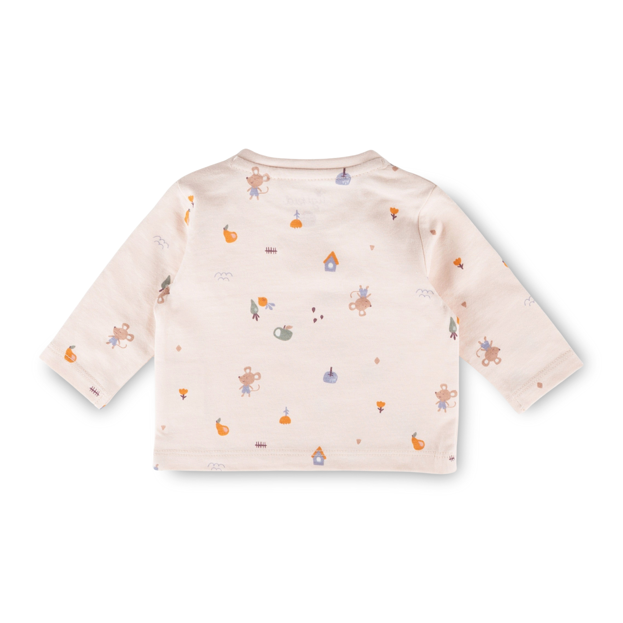 Newborn baby long sleeve Tee pastel pink
