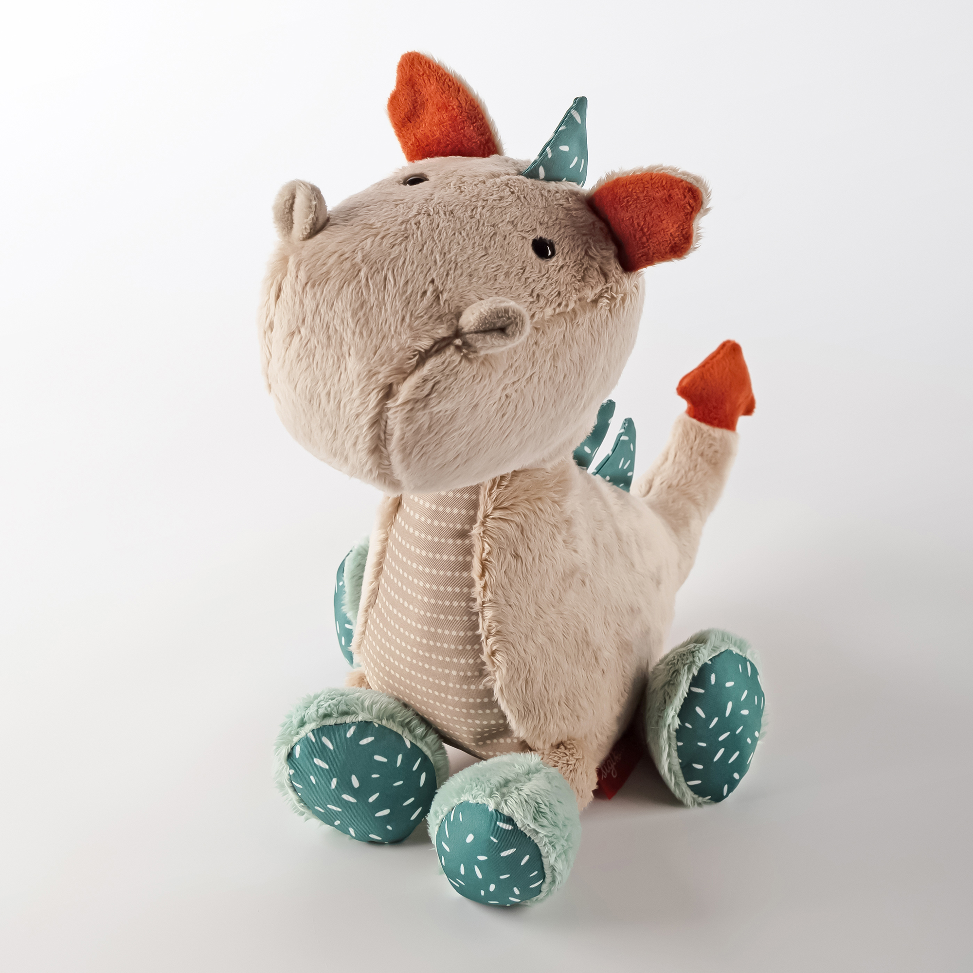 Plush toy baby dragon, Patchwork Sweety