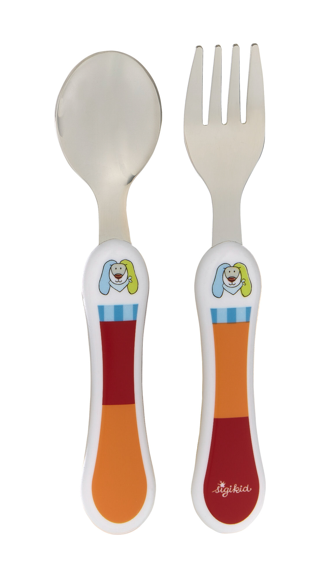 Children's cutlery set fork and spoon, bunny Ringel Dingel