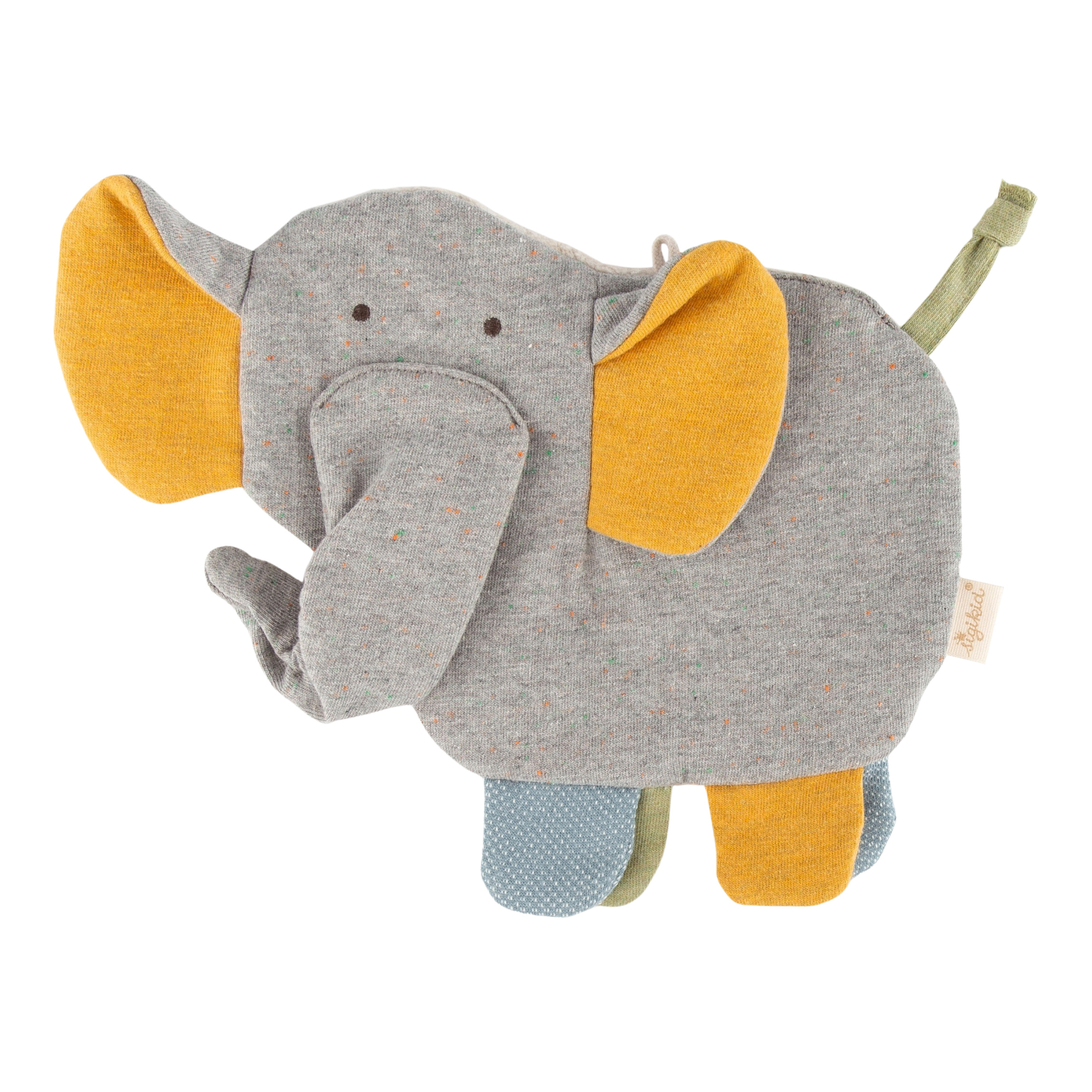 Baby Knister Schuffeltuch Elefant