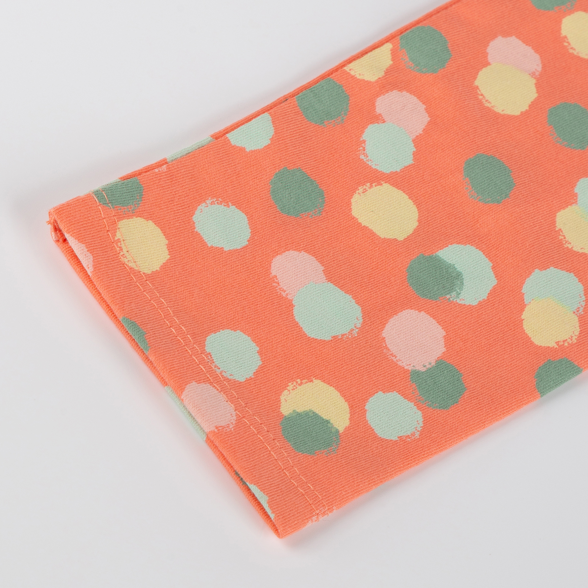 Children's short-sleeved pyjamas coral pink fish