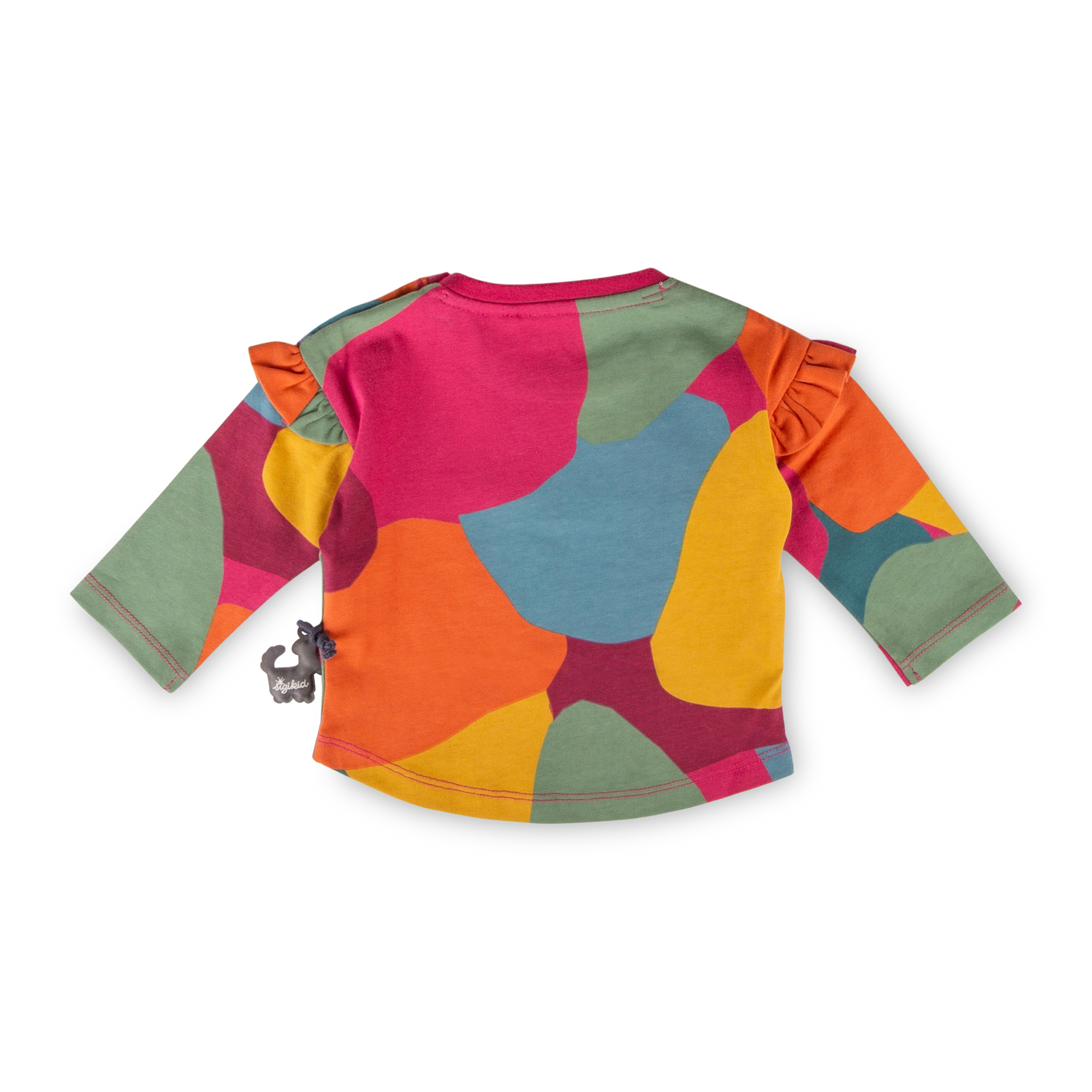 Baby shoulder frills long sleeve Tee