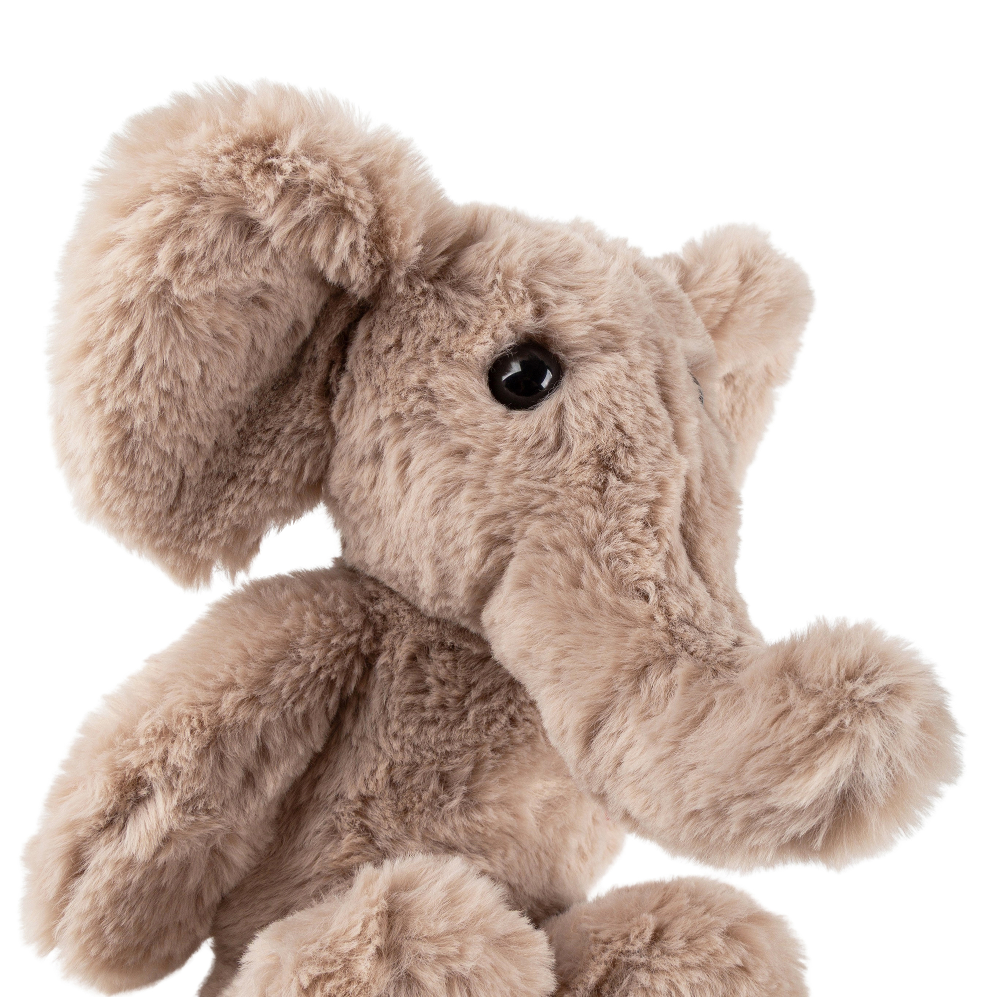 Silky soft plush toy elephant