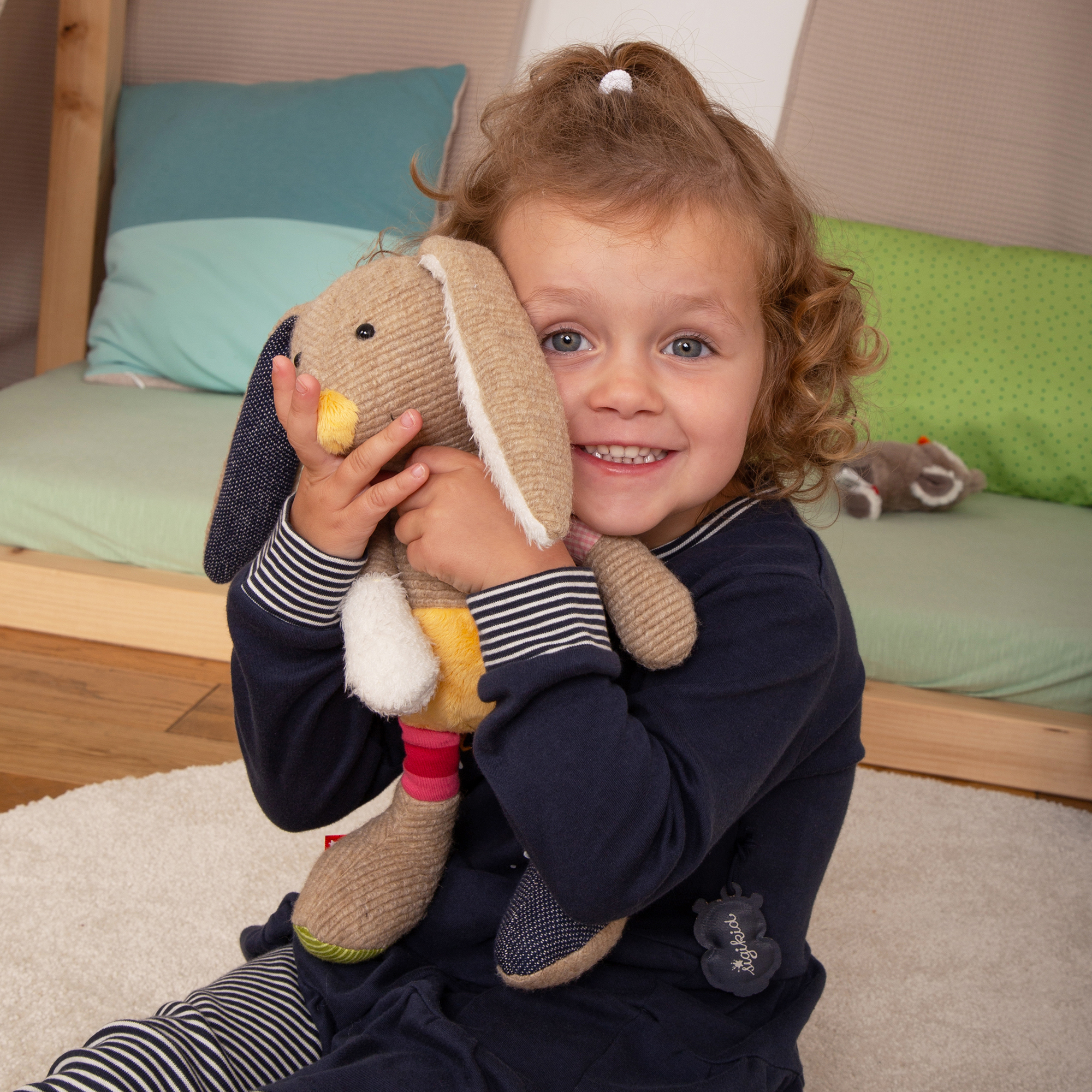 Yellow nose plush toy bunny, Patchwork Sweety