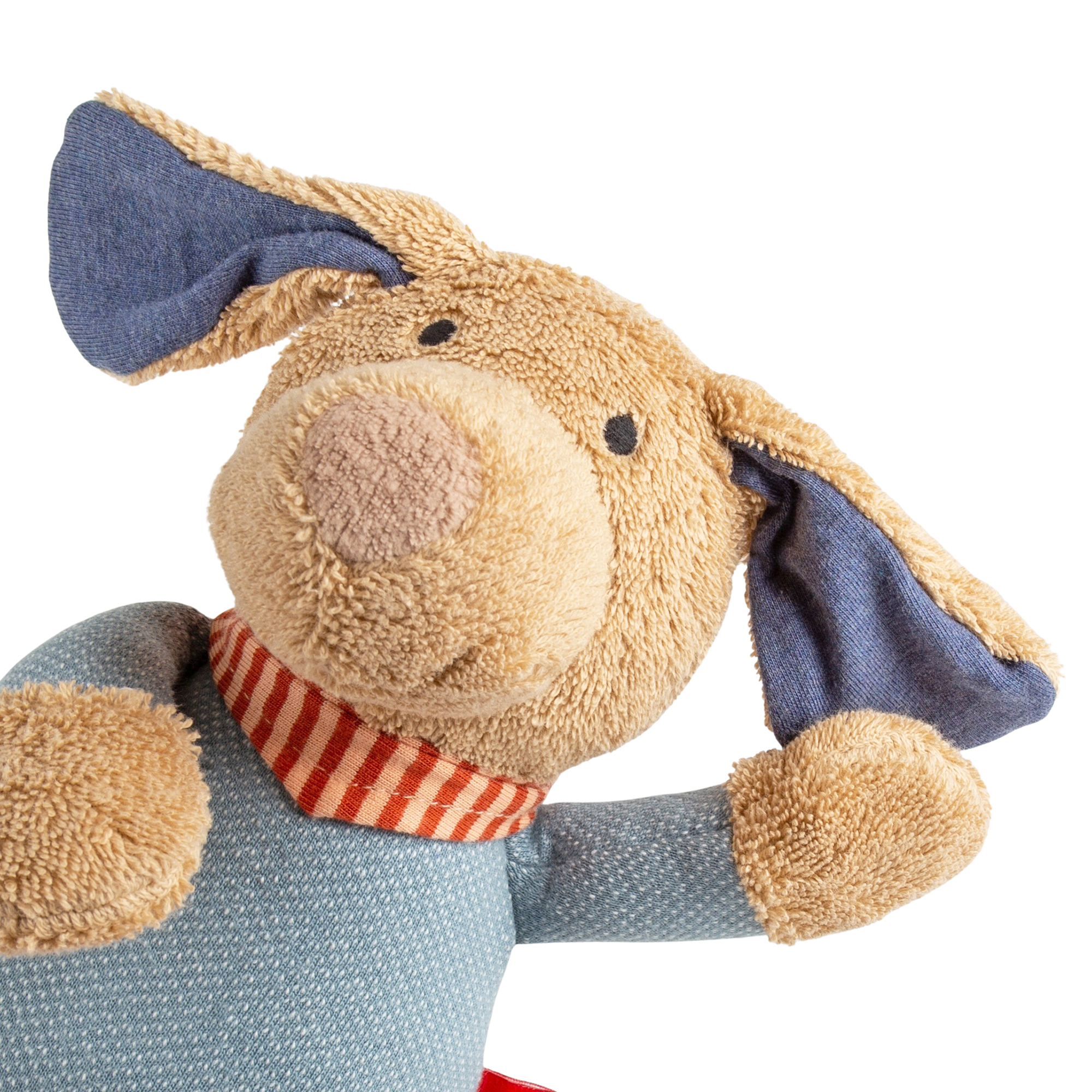 Musical baby soft toy dog Fips, terry cotton