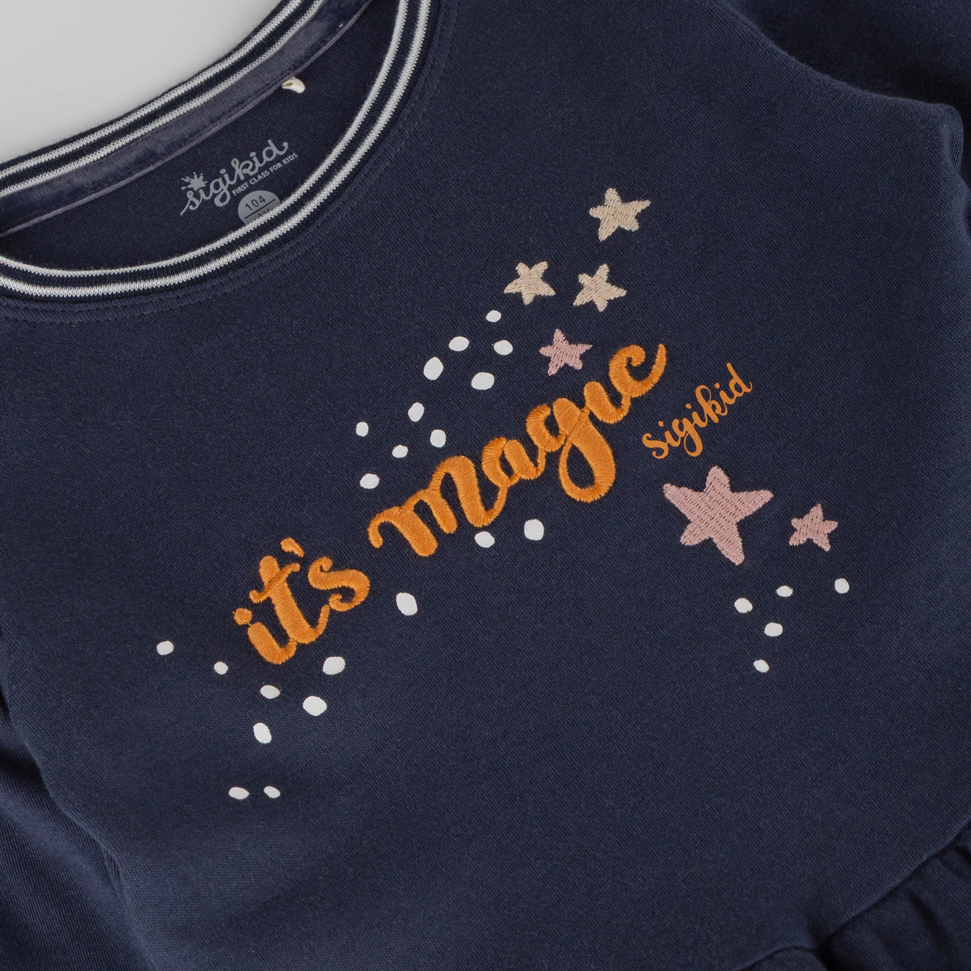 Kinder Kleid Eule Curious Owl, dunkelblau