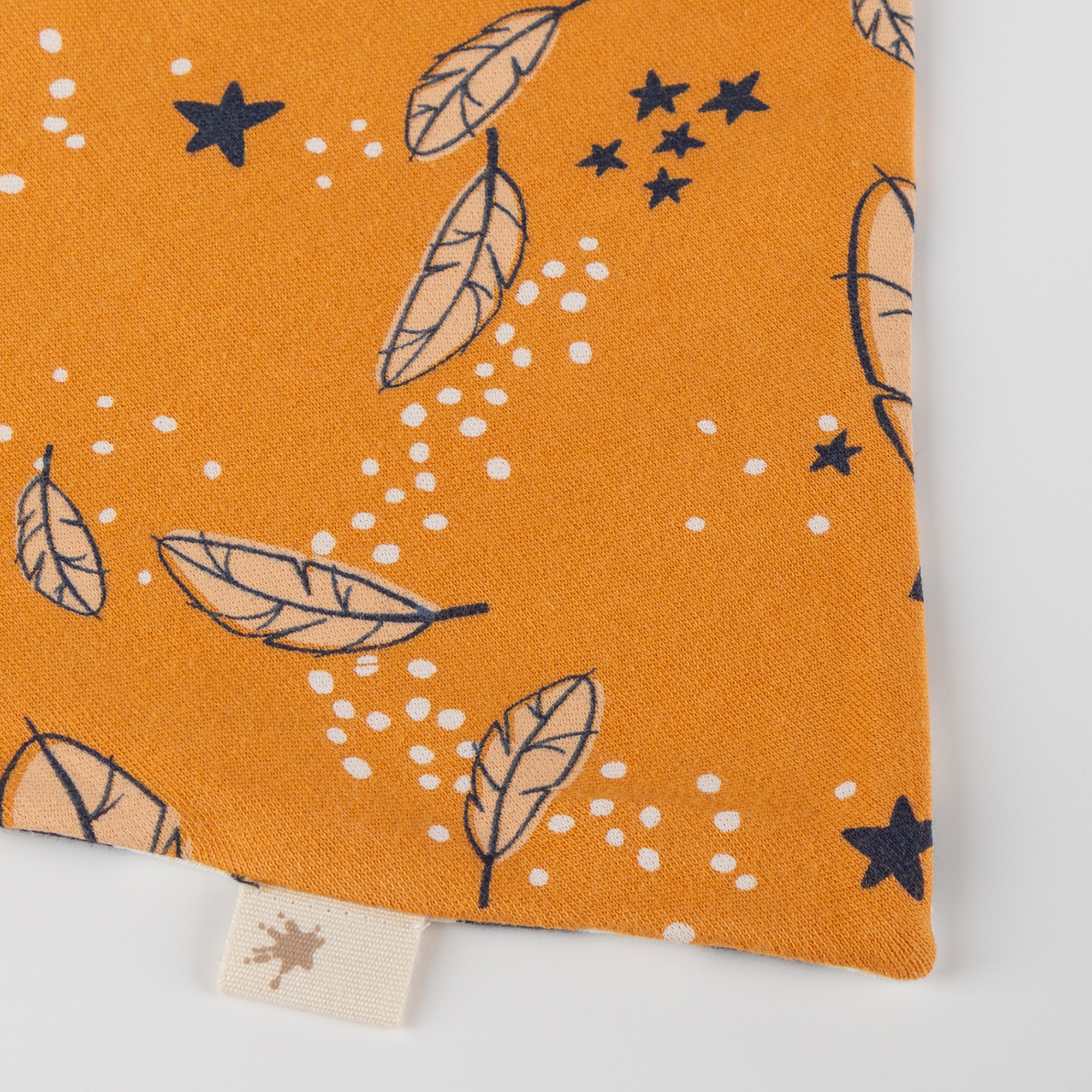 Baby Wendehalstuch Magic Owl, gelb oder blau-weiß geringelt Baby Wendehalstuch Magic Owl, gelb oder blau-weiß geringelt