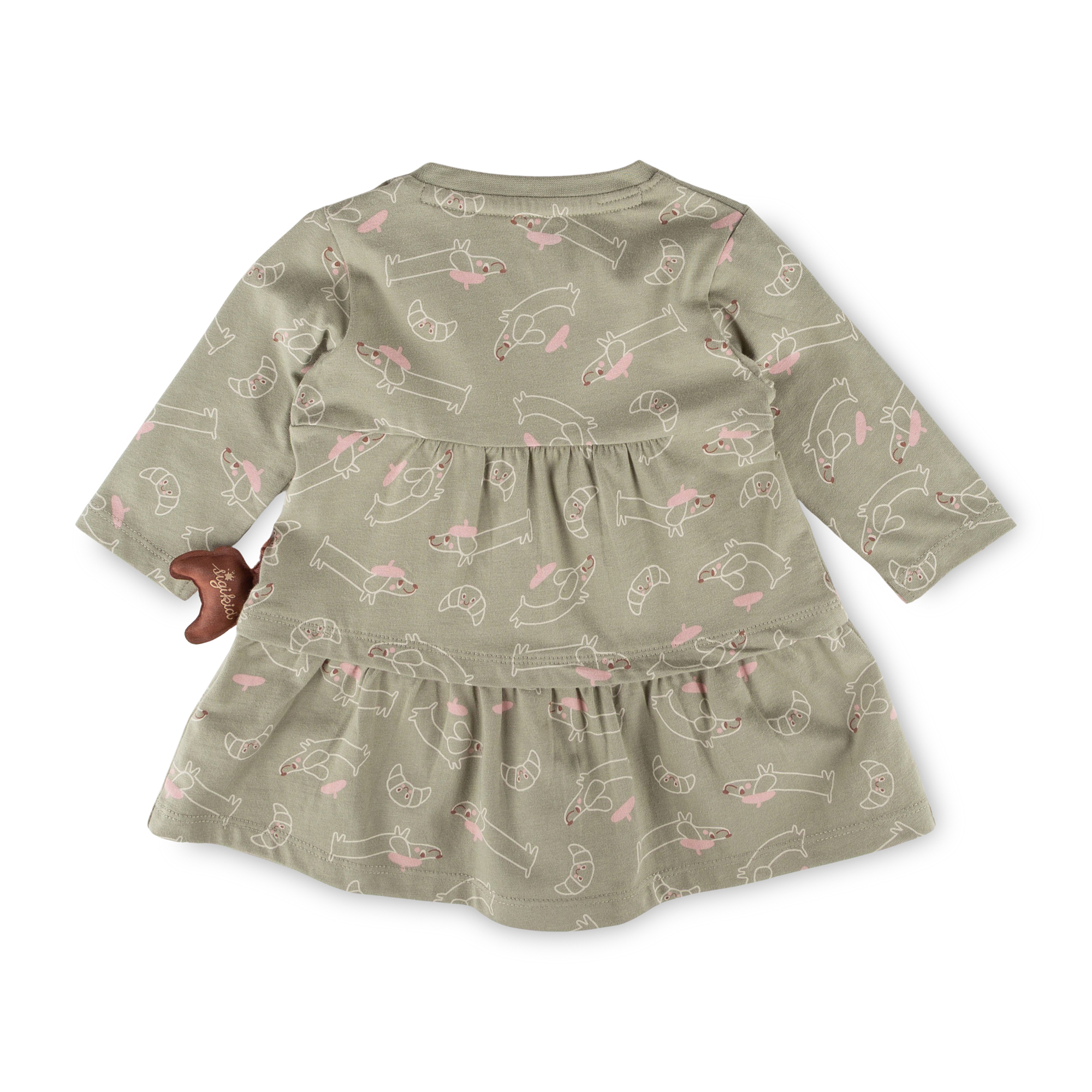 Baby Stufenkleid bedruckt, Petit Croissant