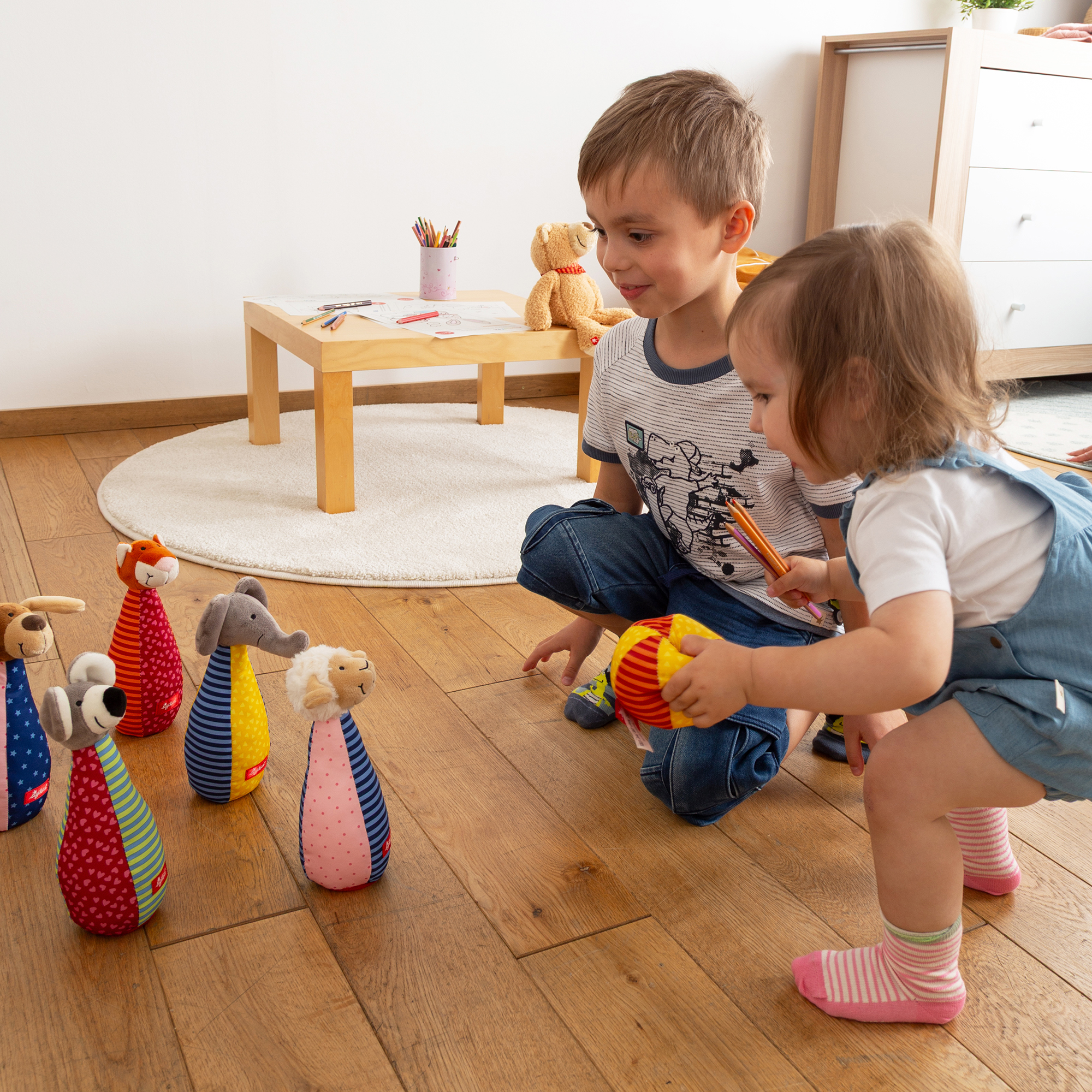 Kegelspiel für Kleinkinder
