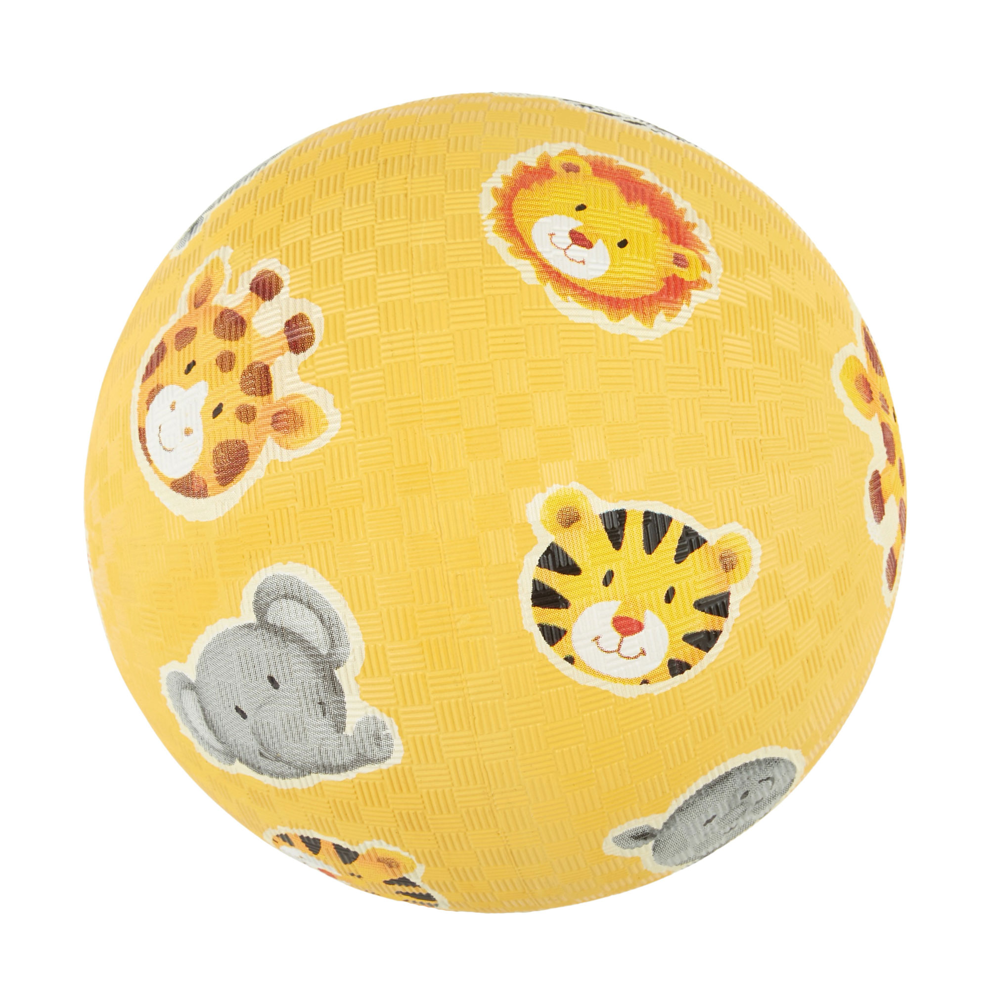 Rubber ball zoo animals, yellow Rubber ball zoo animals, yellow