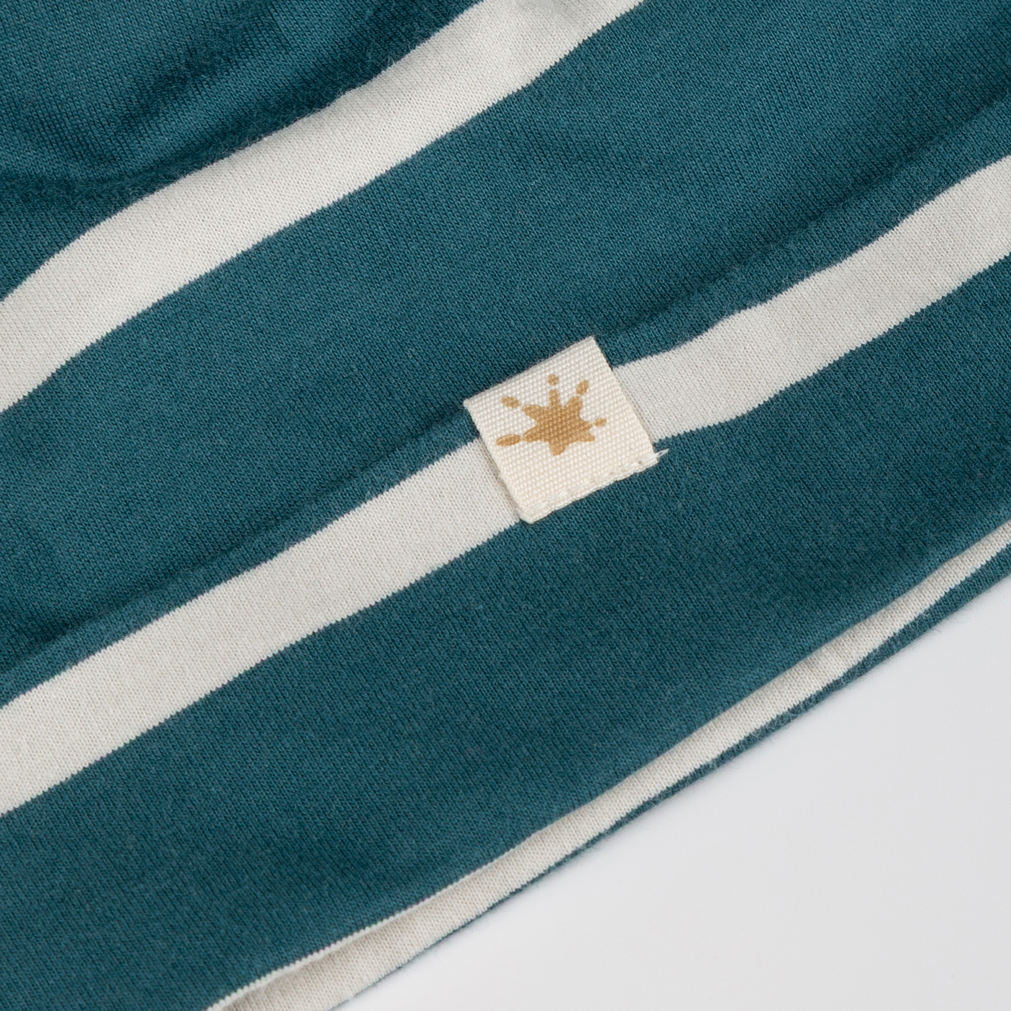 Striped children's beanie hat, Dino Fun