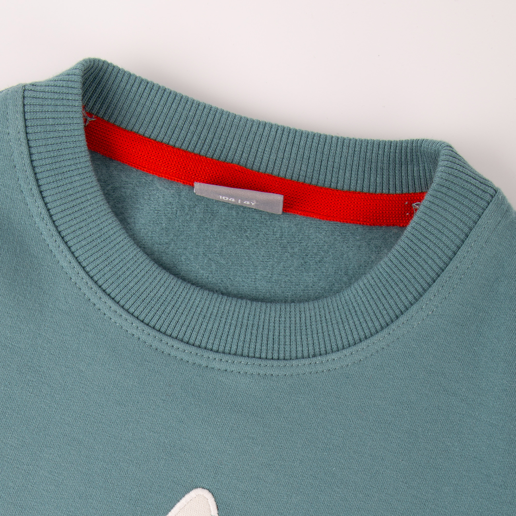 Children's sweatshirt Polar Expedition, jade green