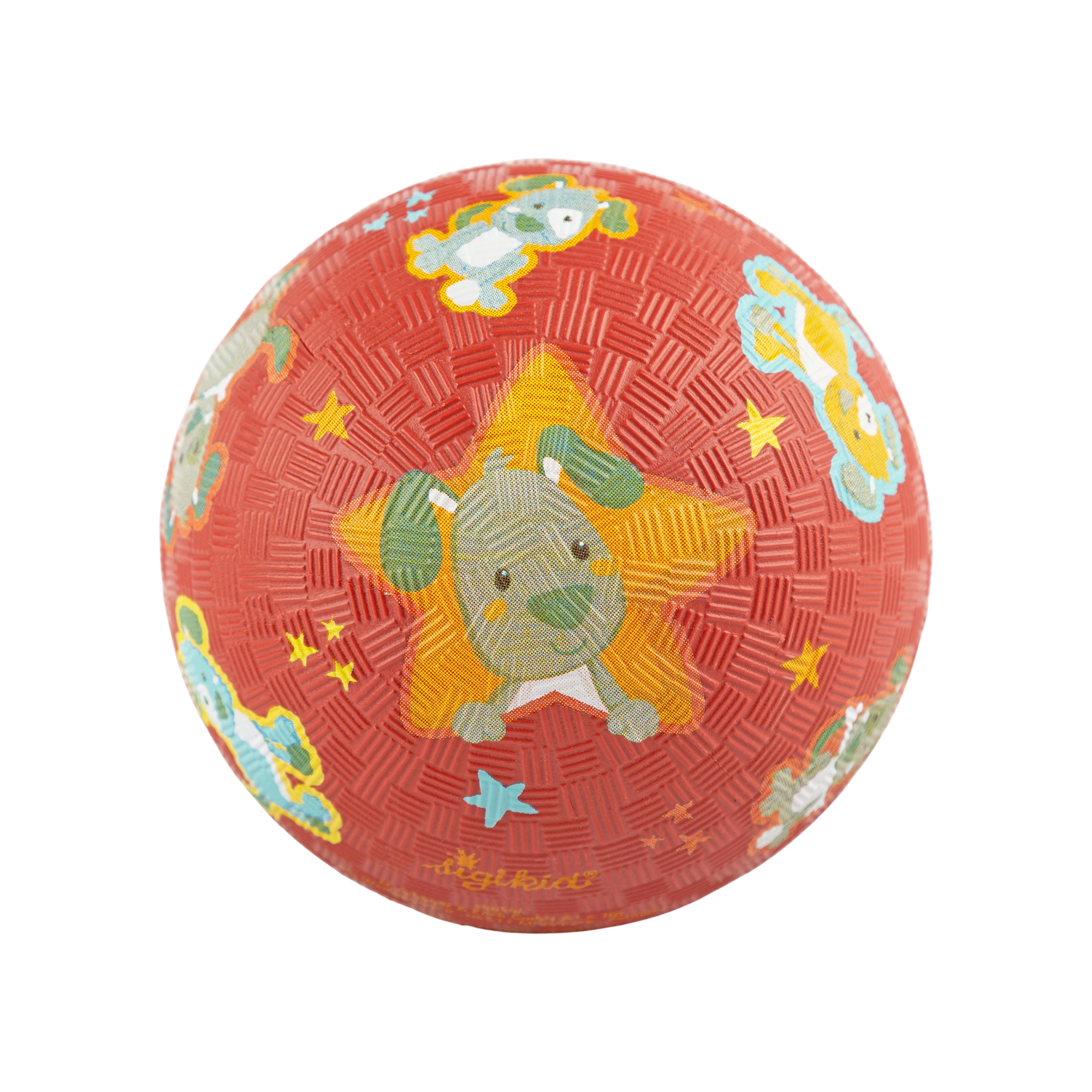 Rubber ball dog, small size, red Rubber ball dog, small size, red