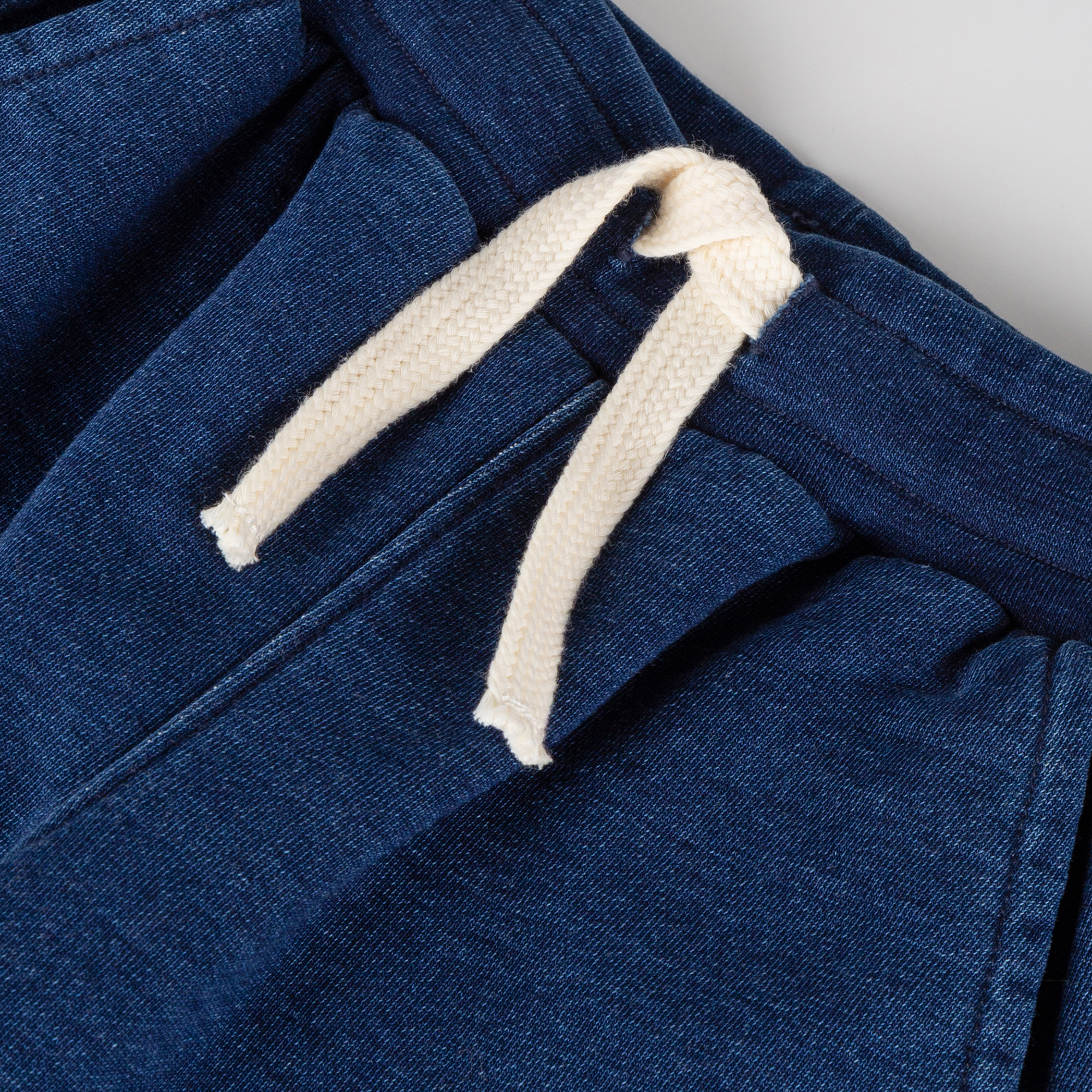 Kinder Sweathose Denim Optik Klecks, dunkelblau