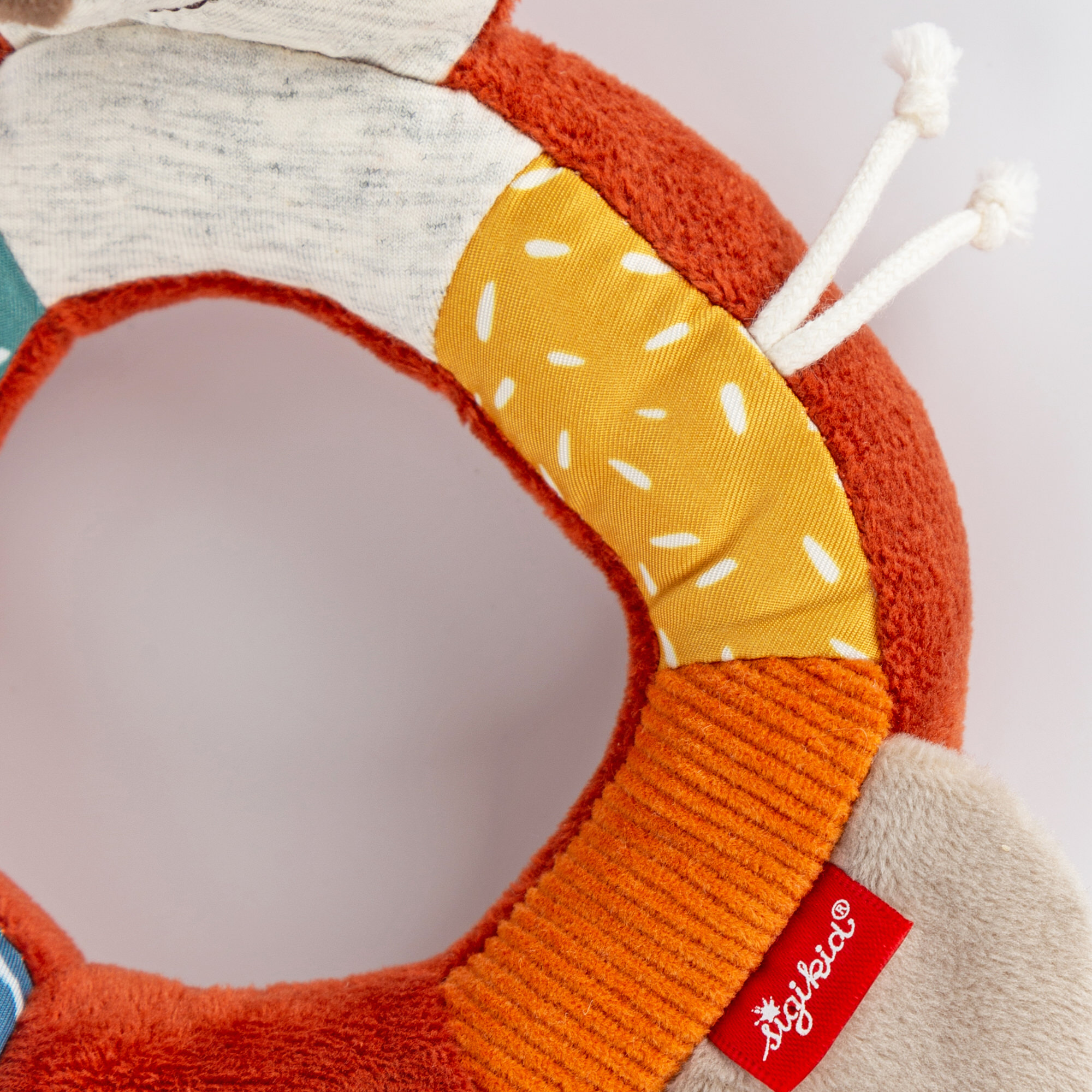 Baby soft rattle grasp toy ring fox, teether Baby soft rattle grasp toy ring fox, teether