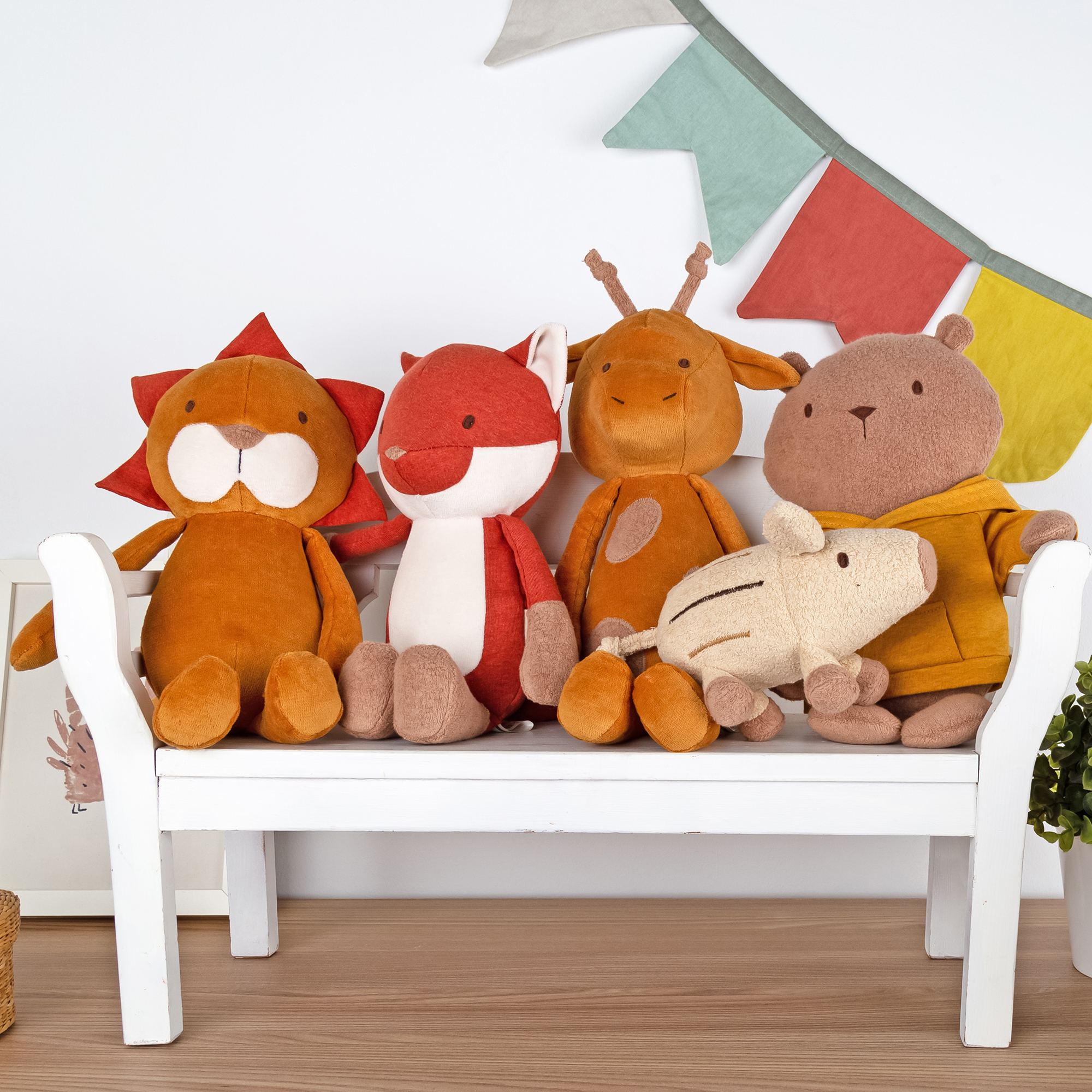 Large plush lion Arthur, Mister O'Lui Large plush lion Arthur, Mister O'Lui