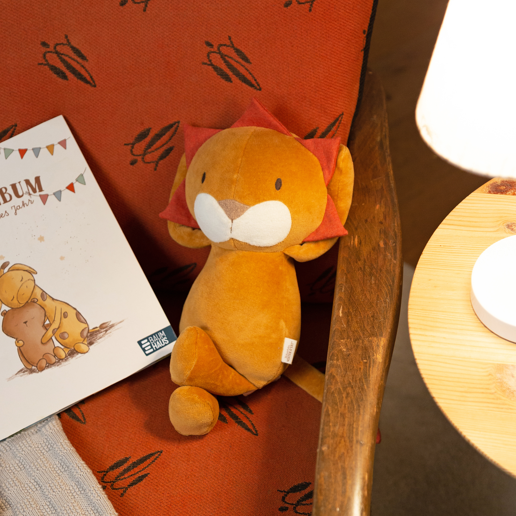 Large plush lion Arthur, Mister O'Lui Large plush lion Arthur, Mister O'Lui