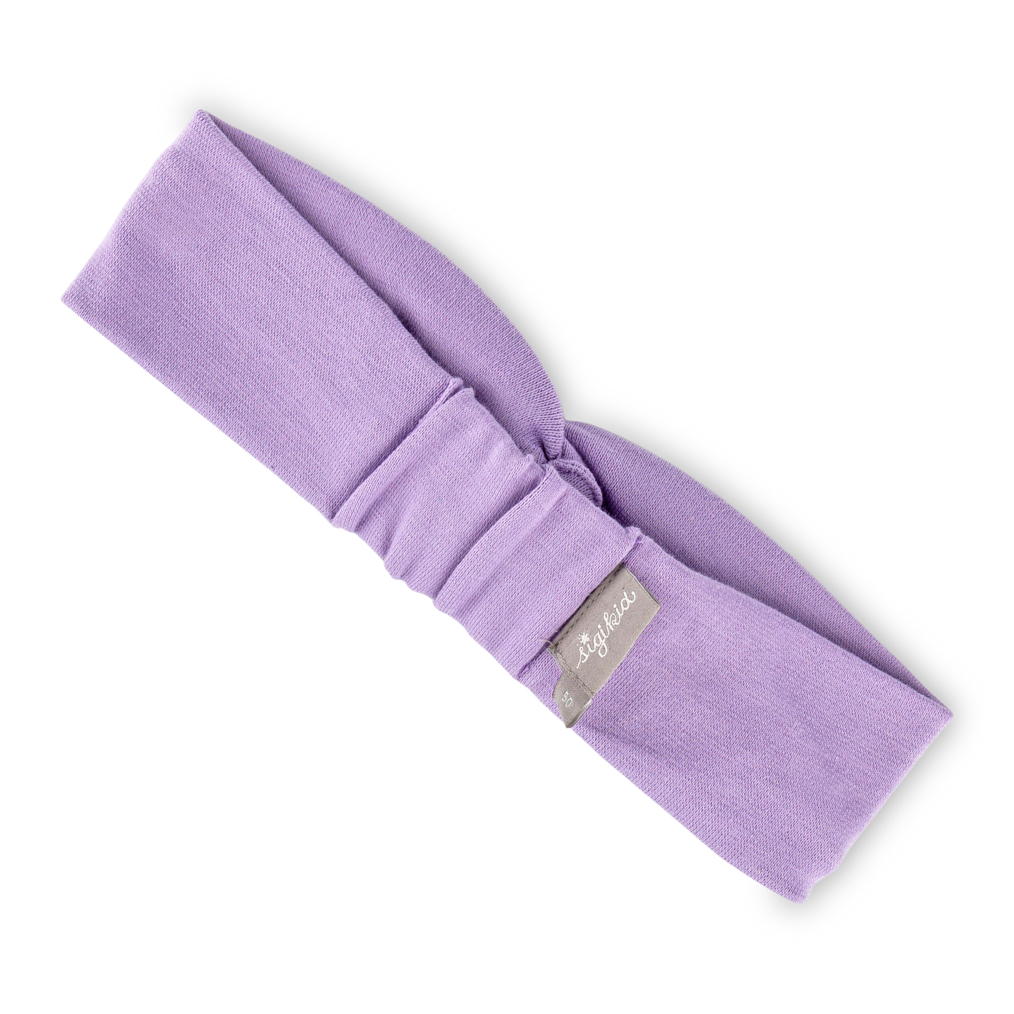 Girls' knot detail headband, lilac