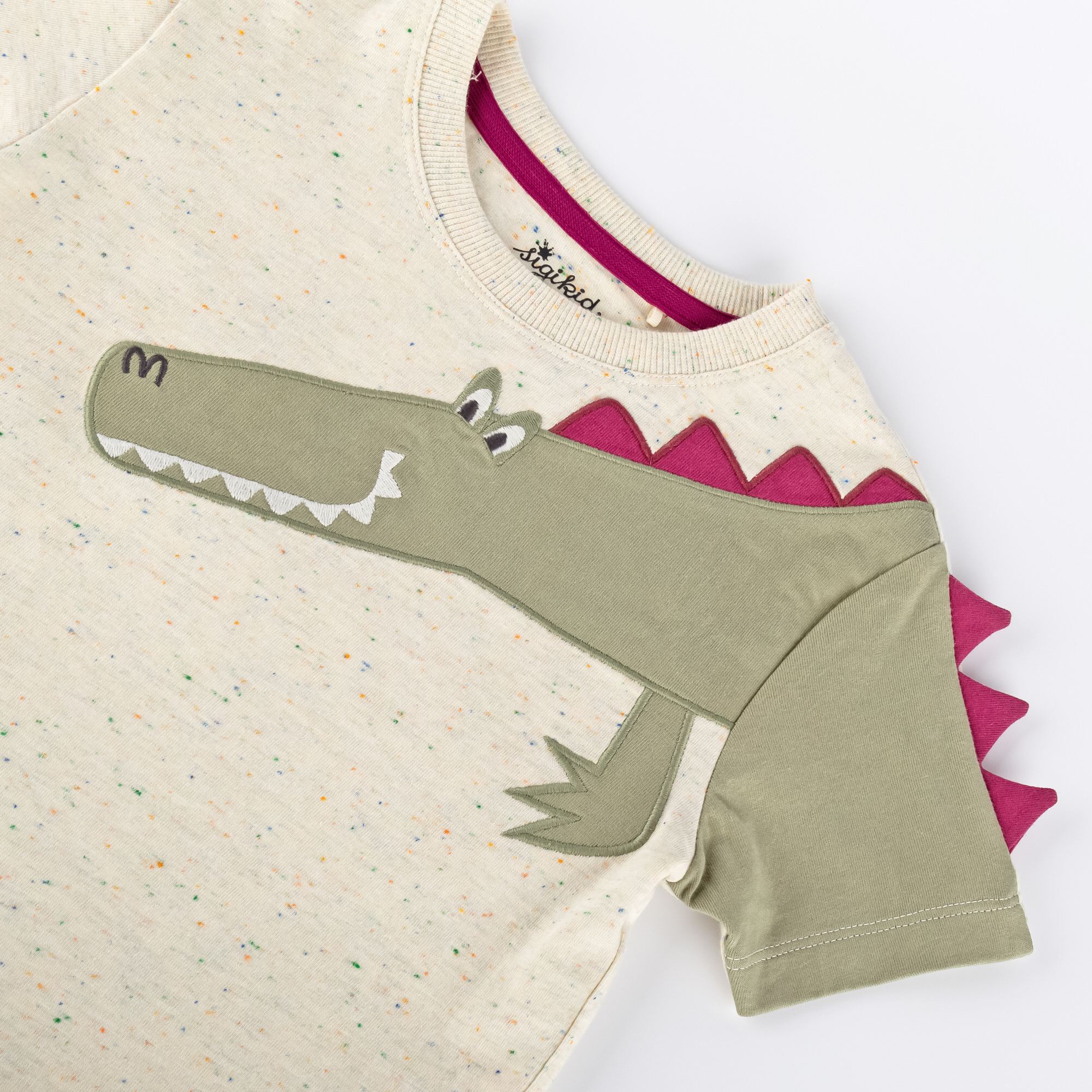 Kinder T-Shirt mit Krokodil Motiv