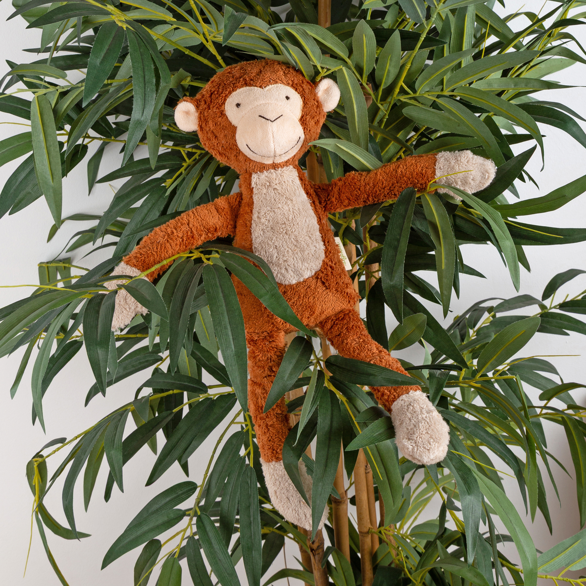 Organic soft toy monkey, Green Collection Organic soft toy monkey, Green Collection