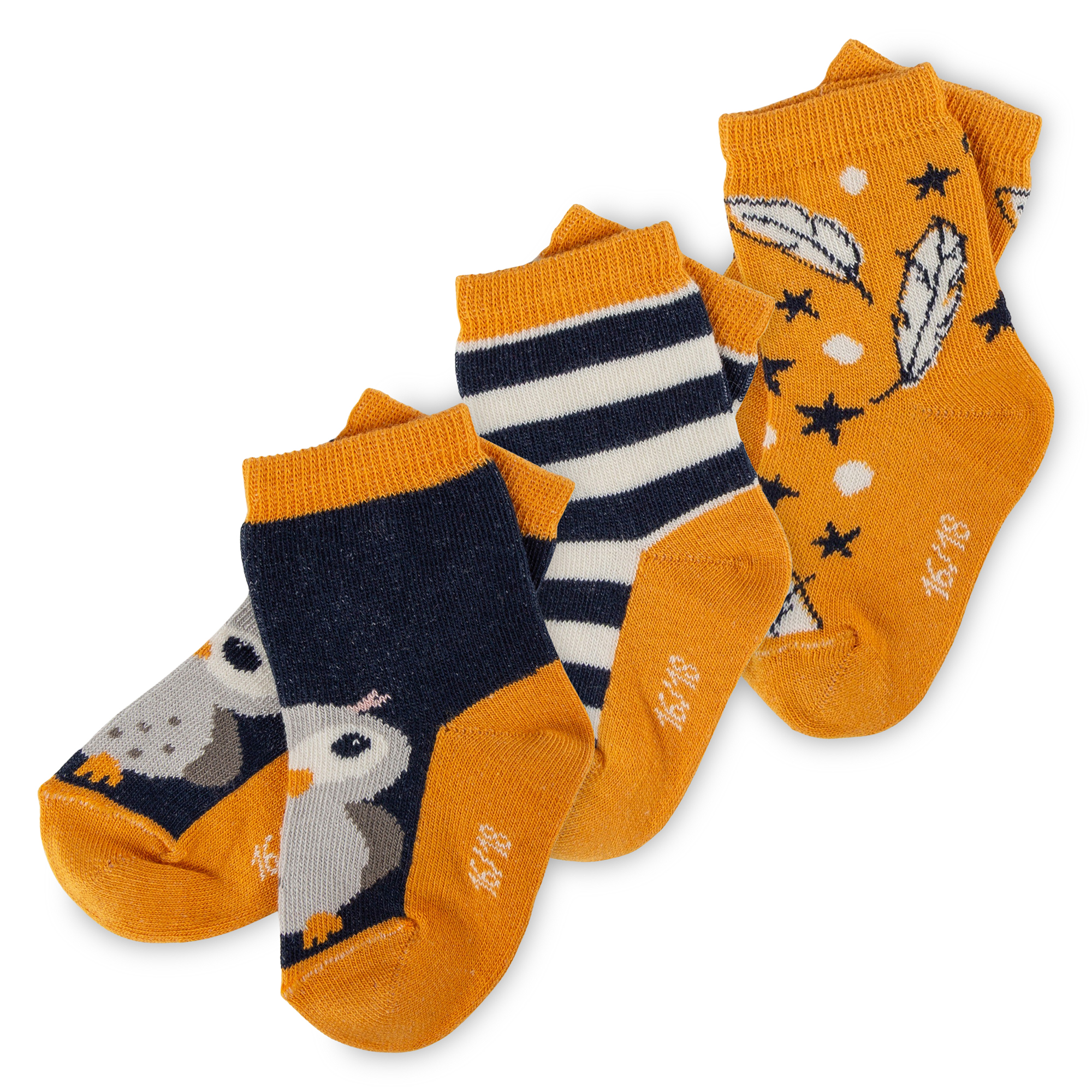 Baby 3er-Sockenset Eule Magic Owl